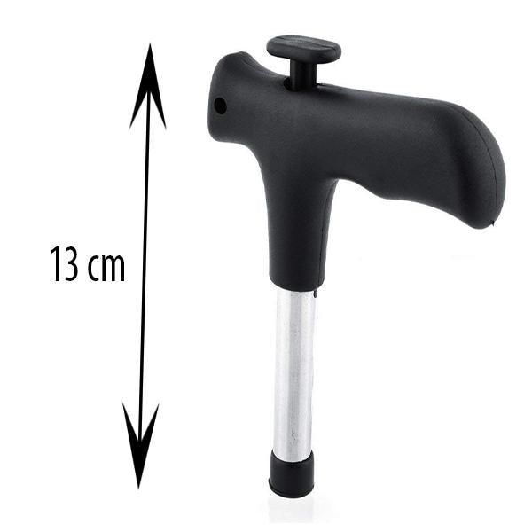 0854 Premium Quality Stainless Steel Coconut Opener Tooldriller With Comfortable Grip - Springkart 