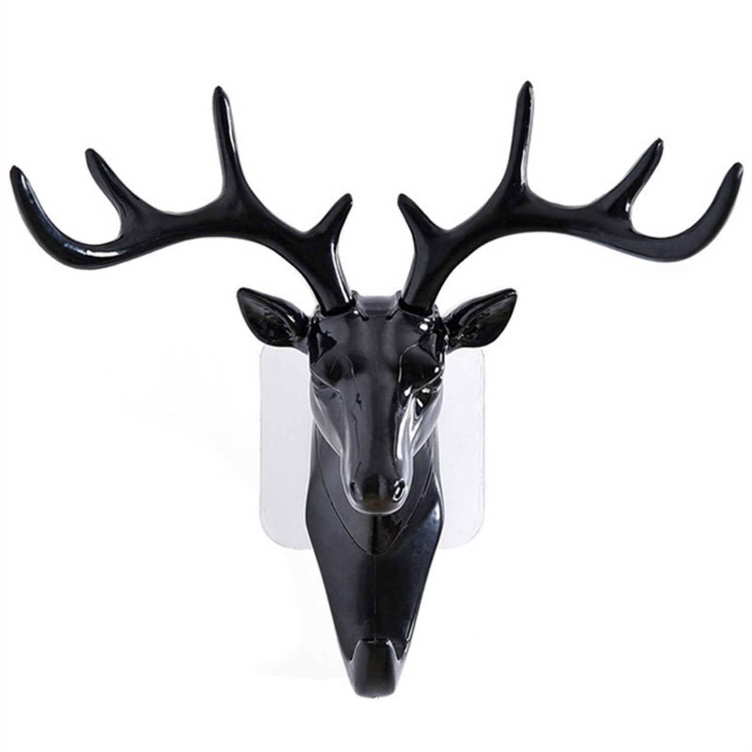 1743 Deer Head Self Adhesive Wall Door Hook Hanger - Springkart 
