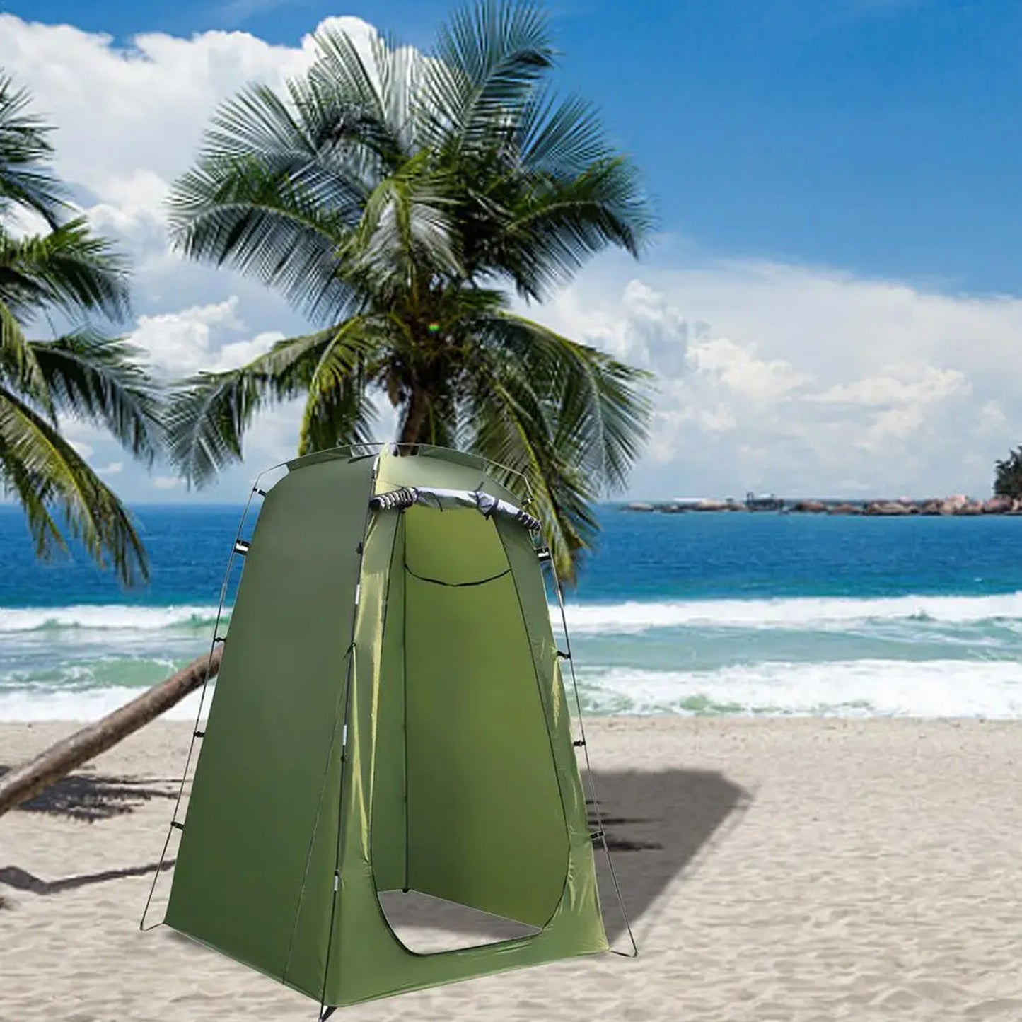 Hiking Privacy Tent Instant Portable Outdoor Shower Tent (1 Pc) - Springkart 