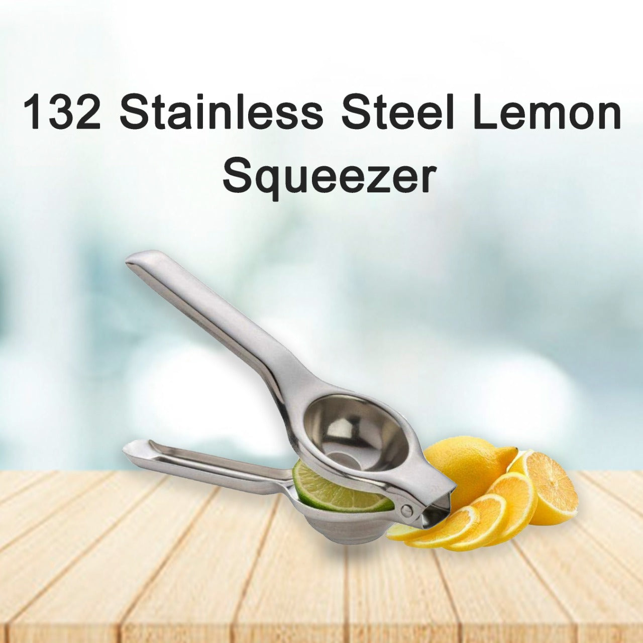 Stainless Steel Lemon Squeezer - Springkart 