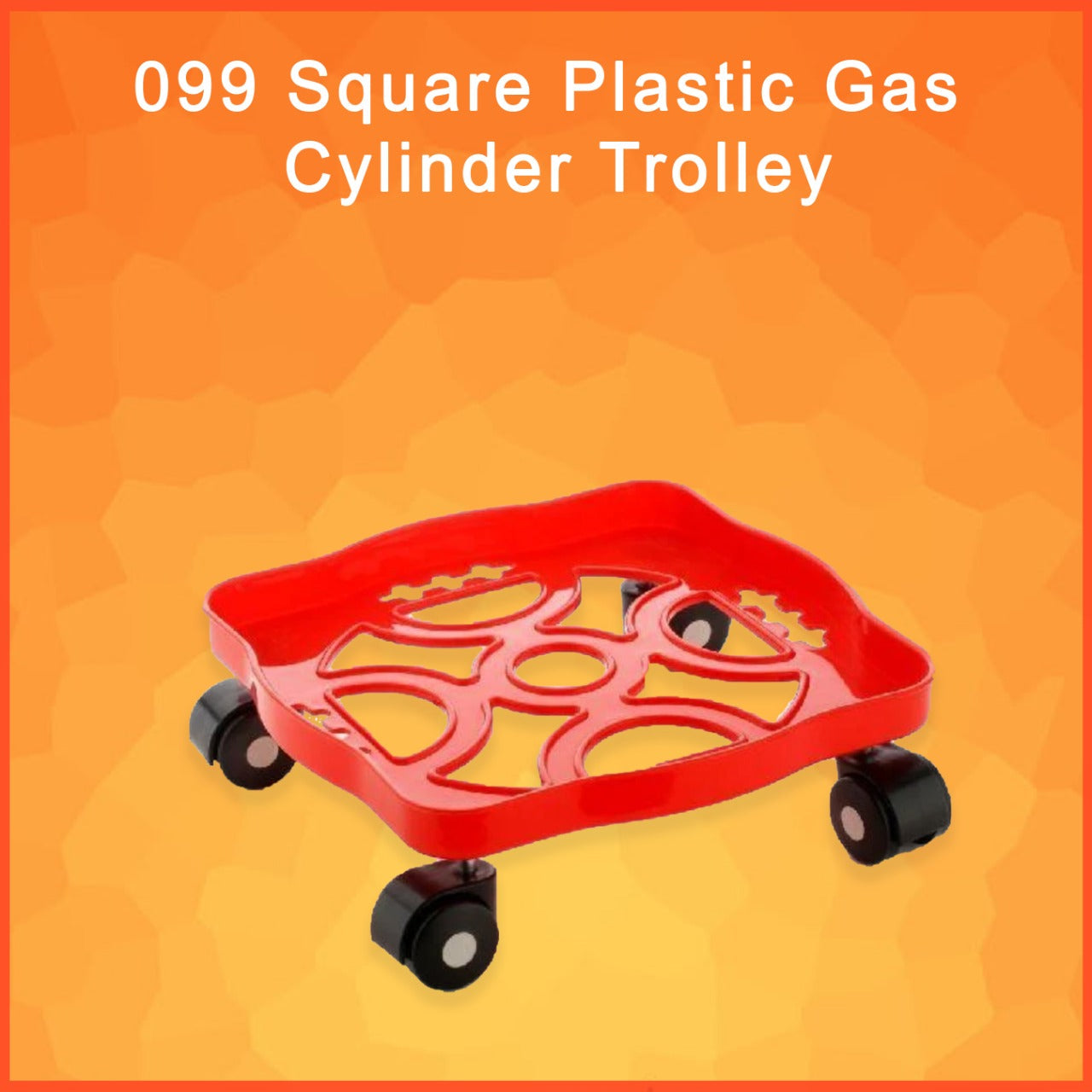 Square Plastic Gas Cylinder Trolley - Springkart 