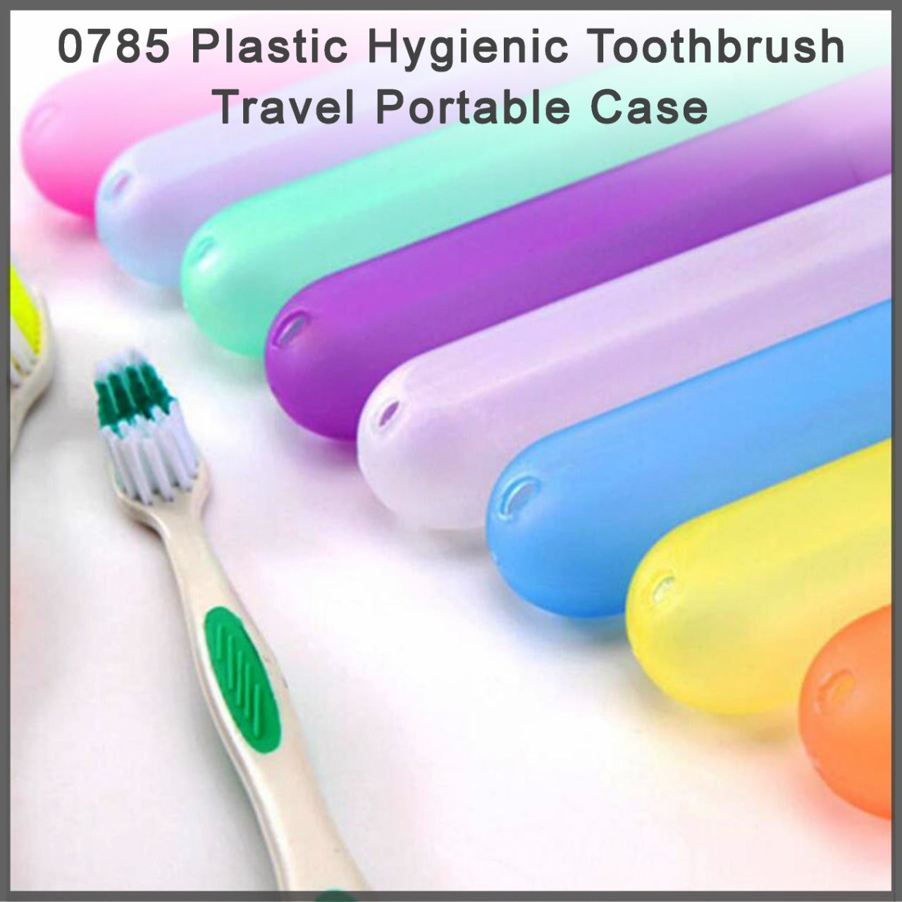 Plastic Hygienic Toothbrush Travel Portable Case - Springkart 