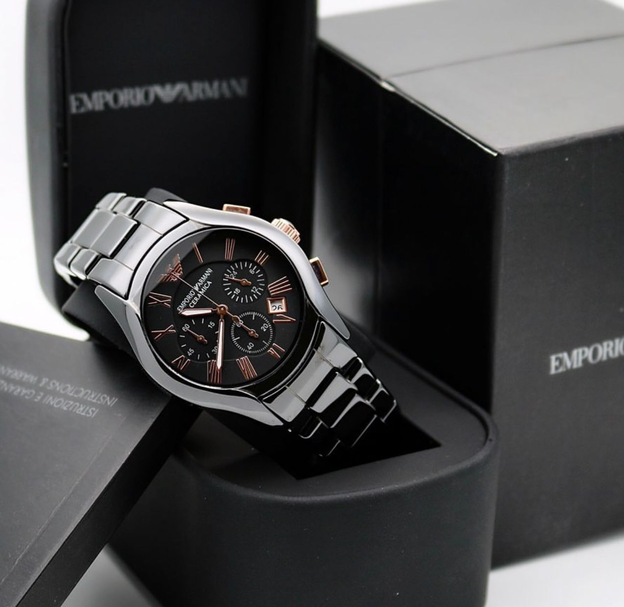 Emporio Armani Ceramica and very impressive Gents watch