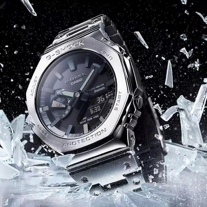 G-SHOCK has launched a new GA-2100 series watch, with classic black  color matching