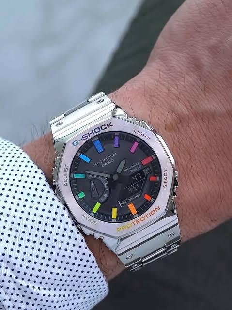 G-SHOCK has launched a new GA-2100 series watch, with classic black  color matching