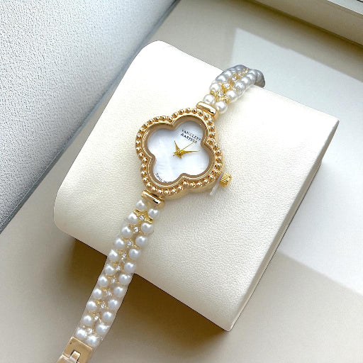 Van Cleef & Arpels Designer Pearl Strap Watch for Women