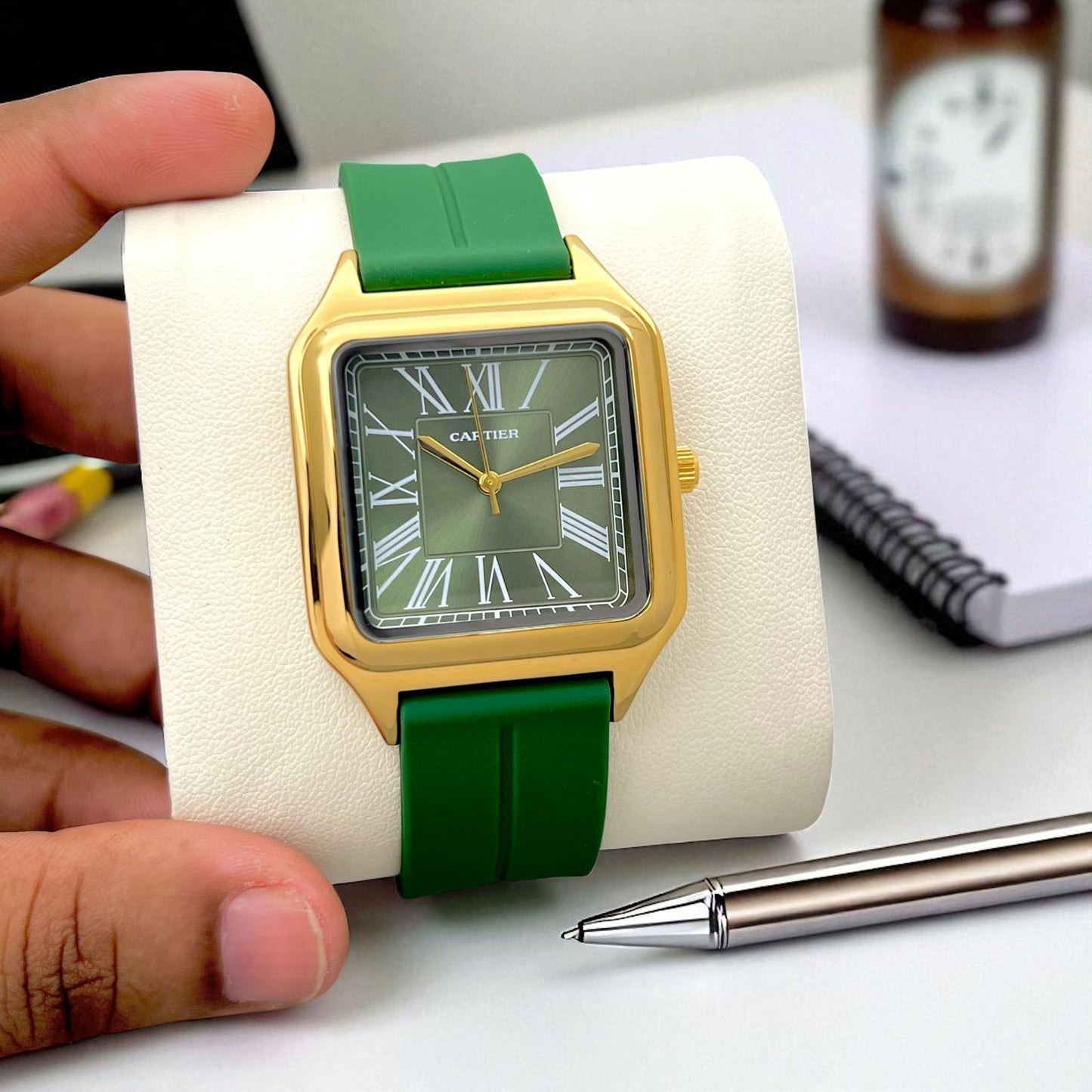Cartier-Inspired Slim Men’s Watch