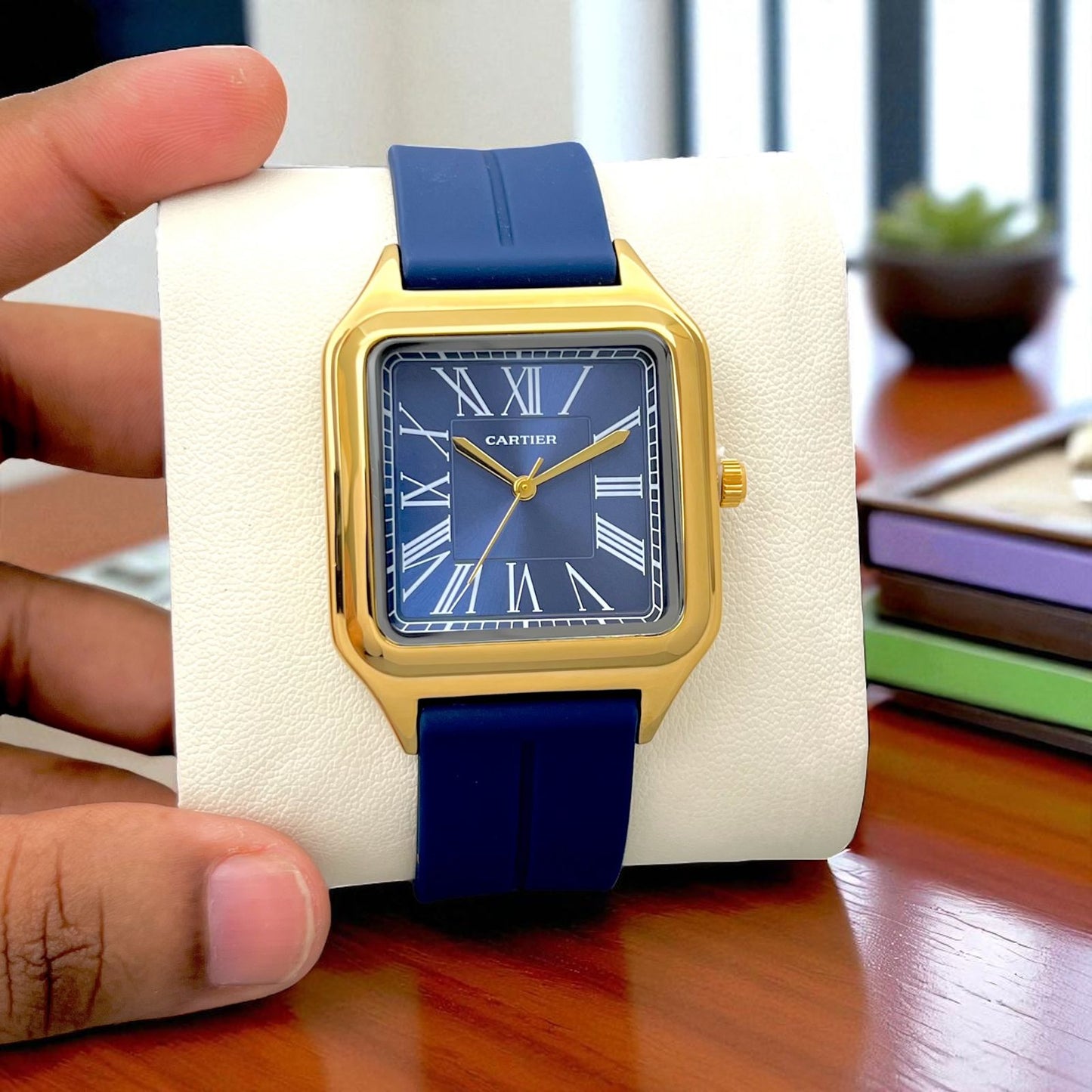 Cartier-Inspired Slim Men’s Watch