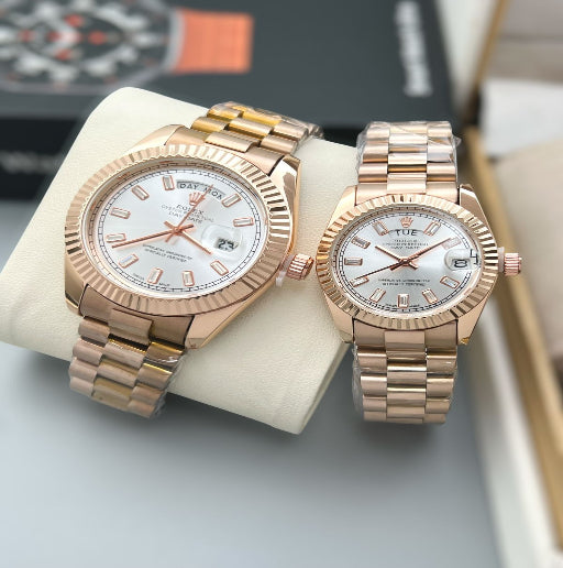 Rolex Preimum Couple Watch - Limited Stock