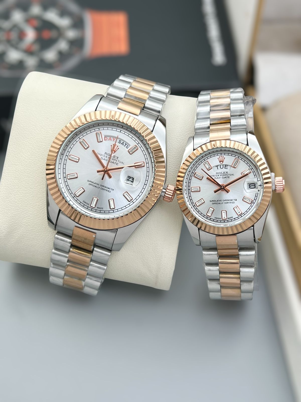 Rolex Preimum Couple Watch - Limited Stock