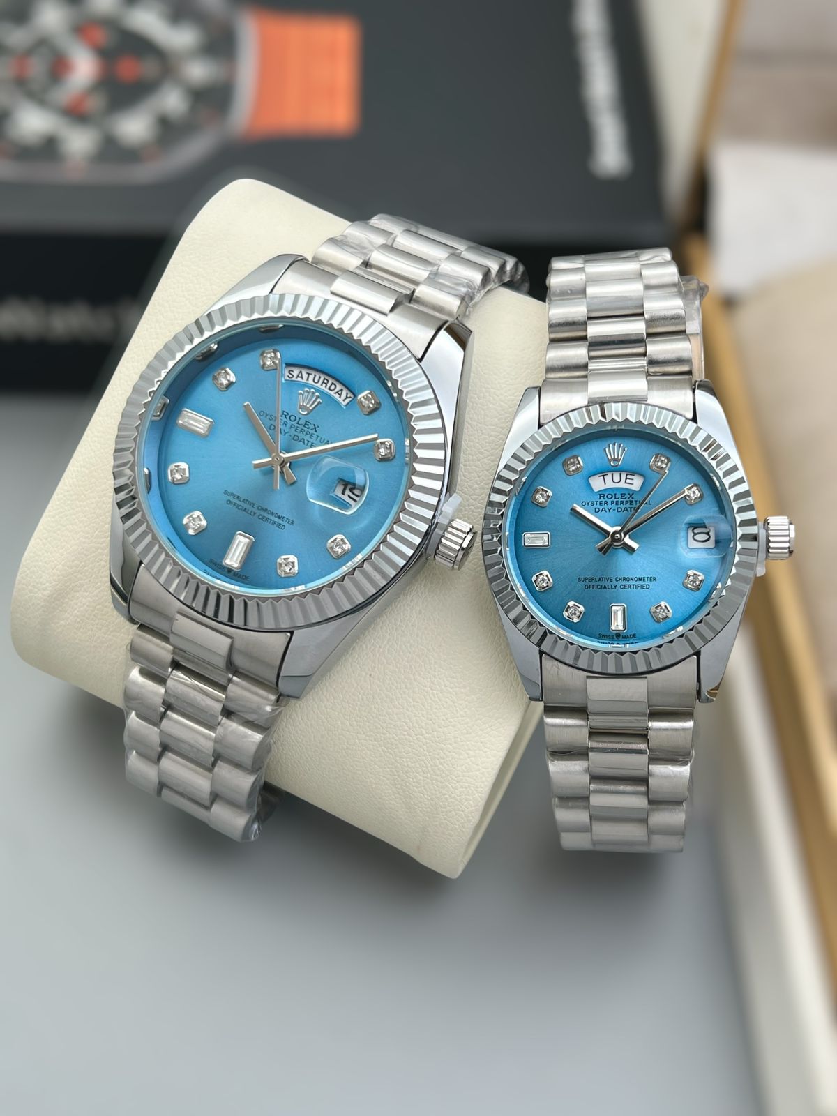 Rolex Preimum Couple Watch - Limited Stock
