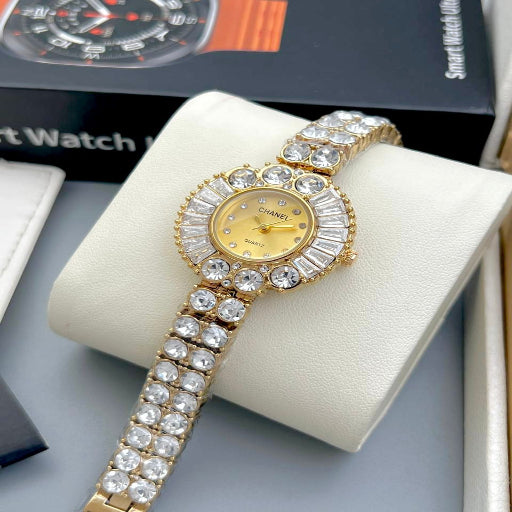 CHANEL Full White Diamond Ladies watch