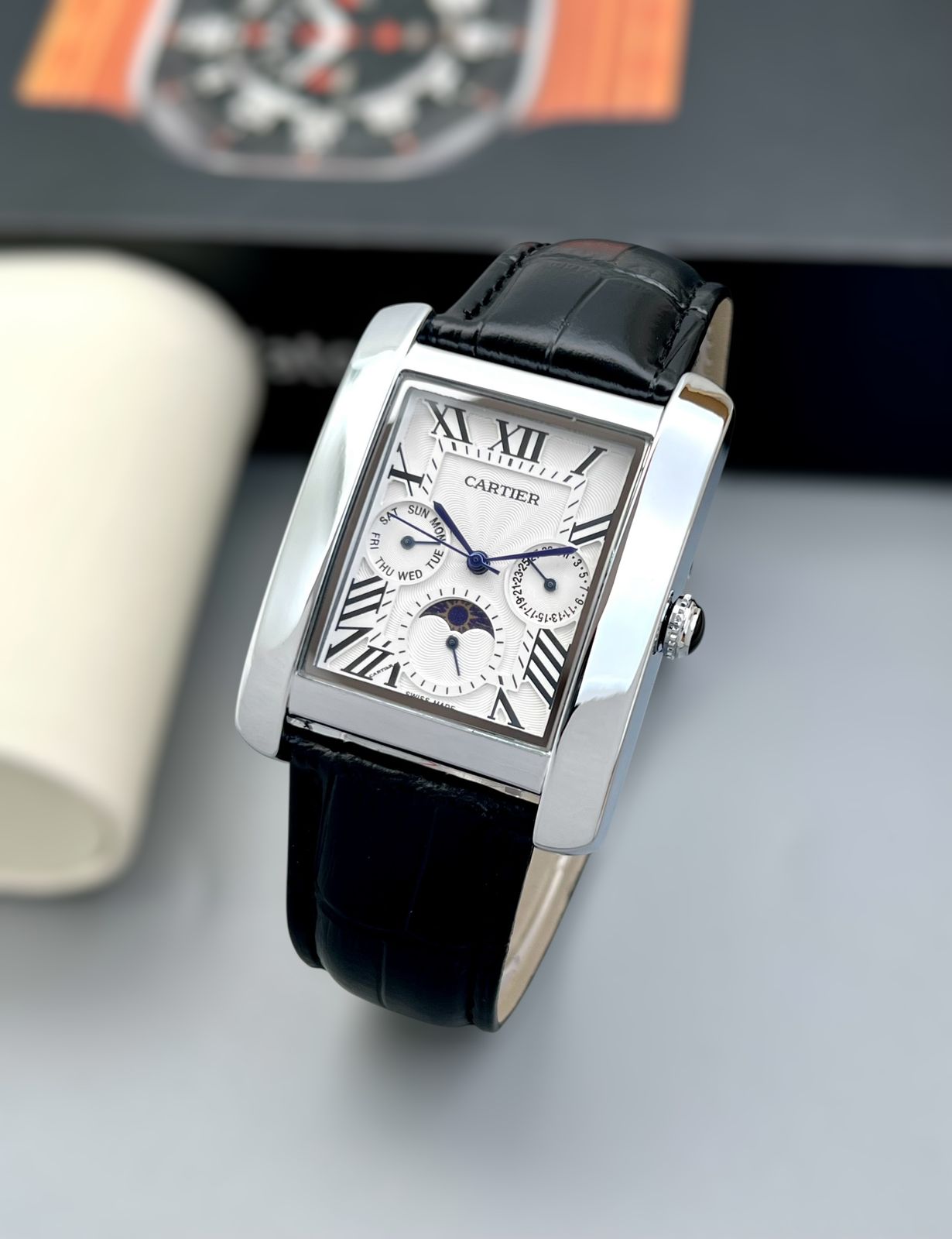 CARTIER Premium Collection Men's Watch Original Japanese battery