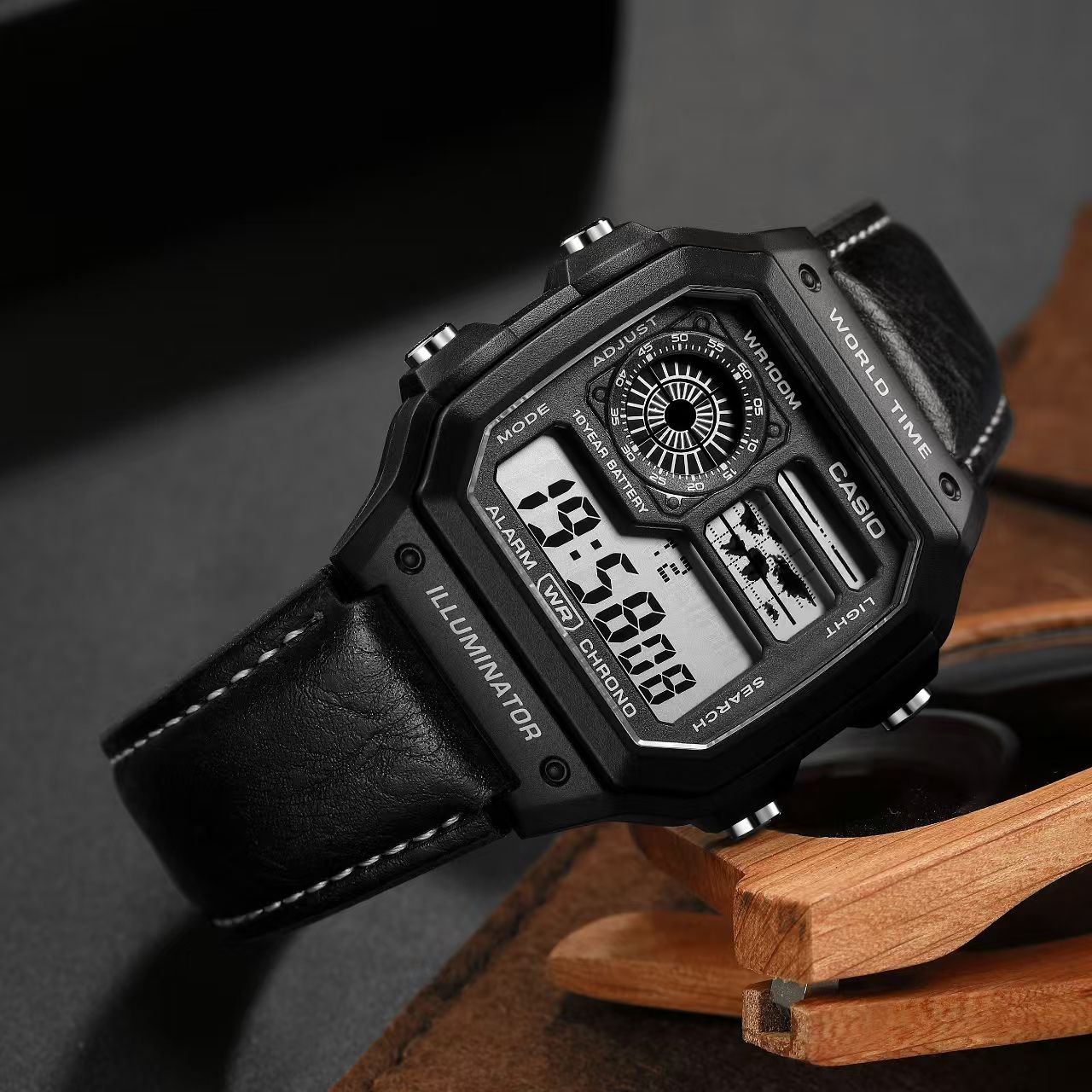 CASIO multifunctional digital watch design