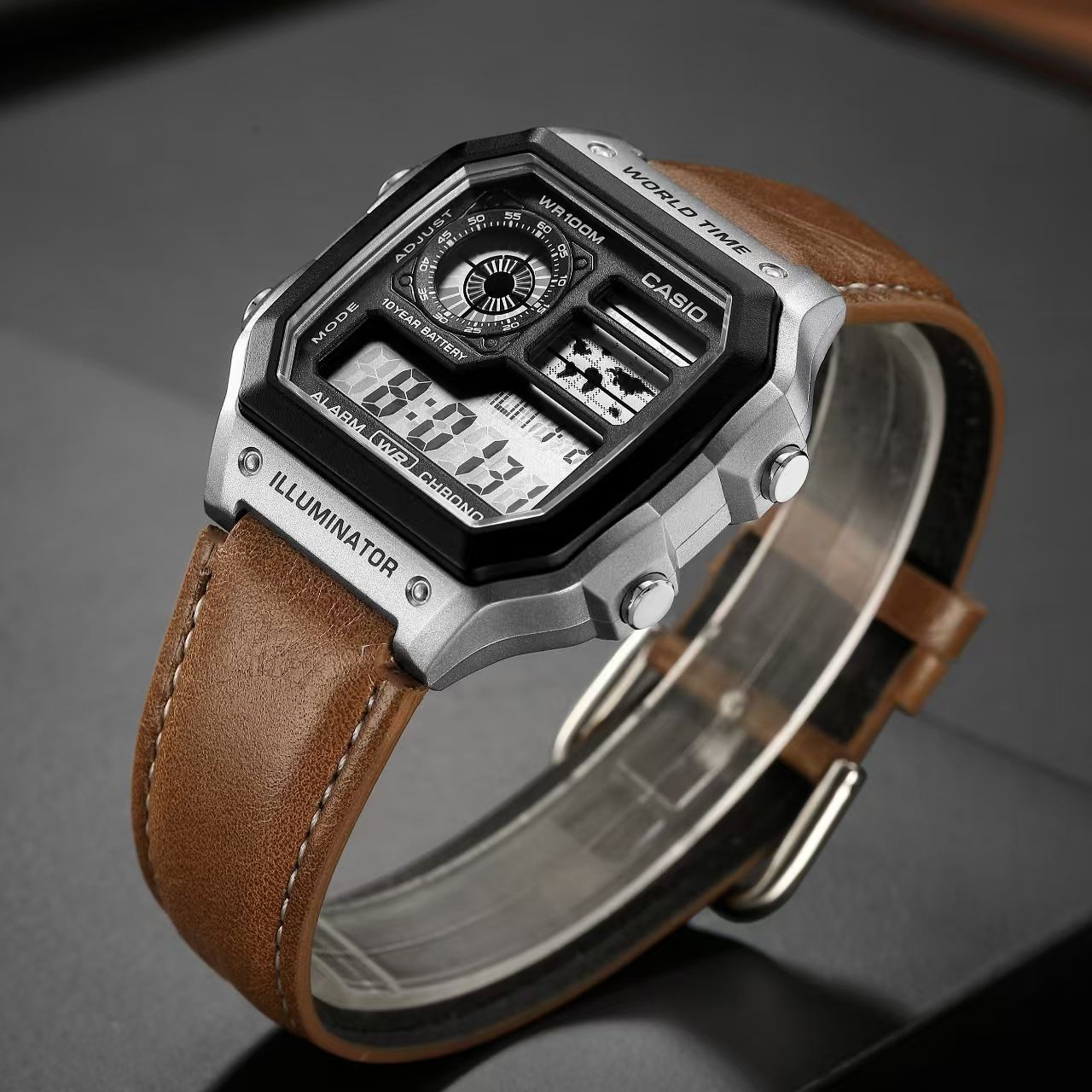 CASIO multifunctional digital watch design
