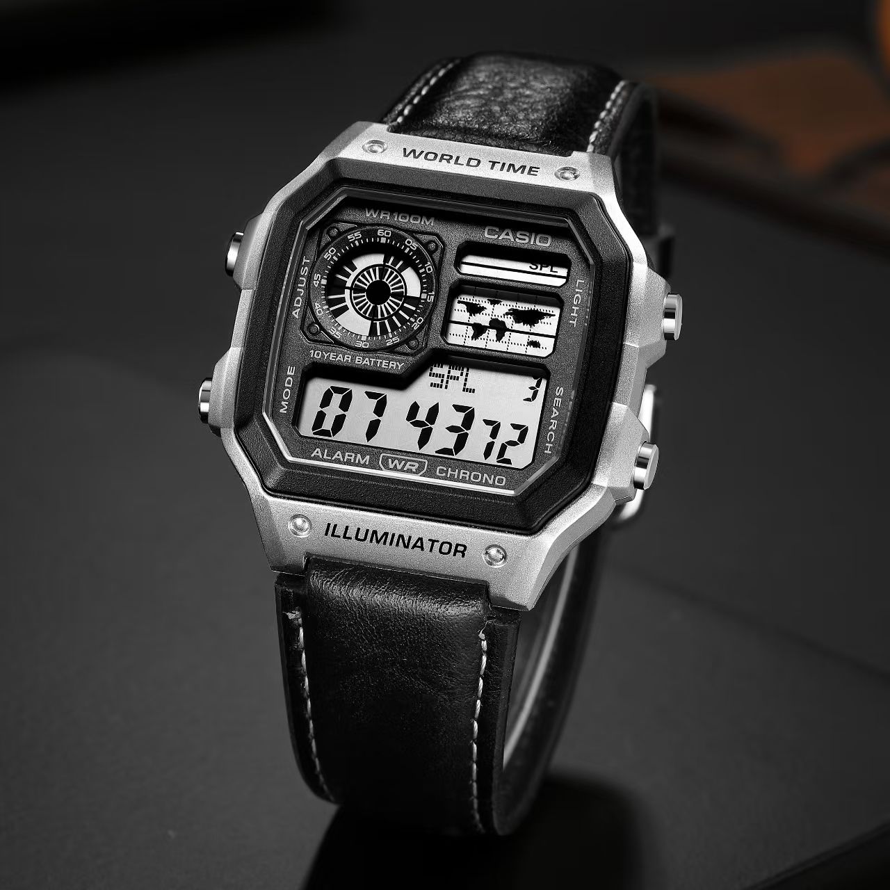 CASIO multifunctional digital watch design