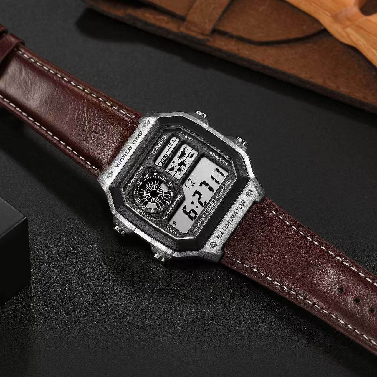 CASIO multifunctional digital watch design