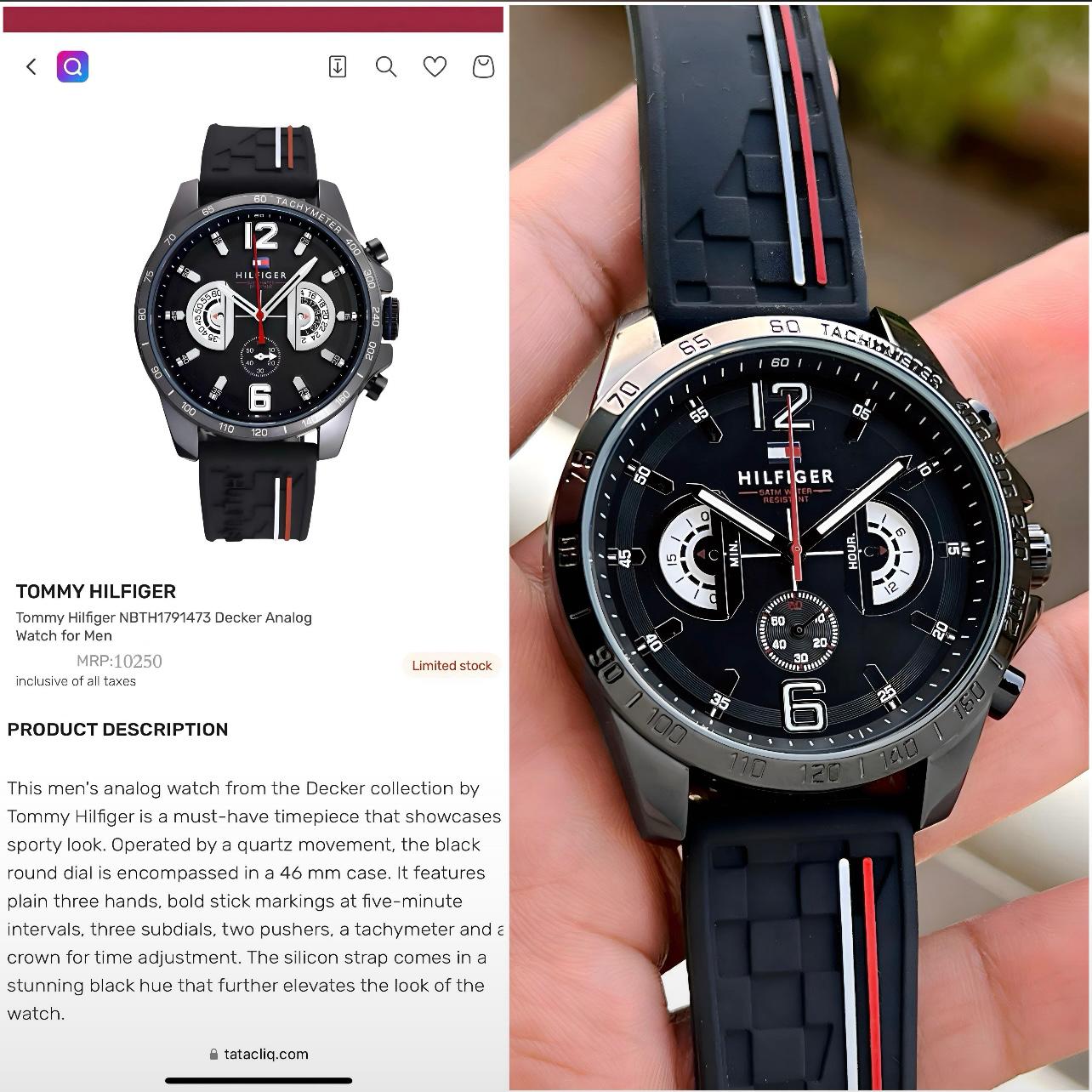 Tommy Hilfiger New Modern Decker Chronograph Machine