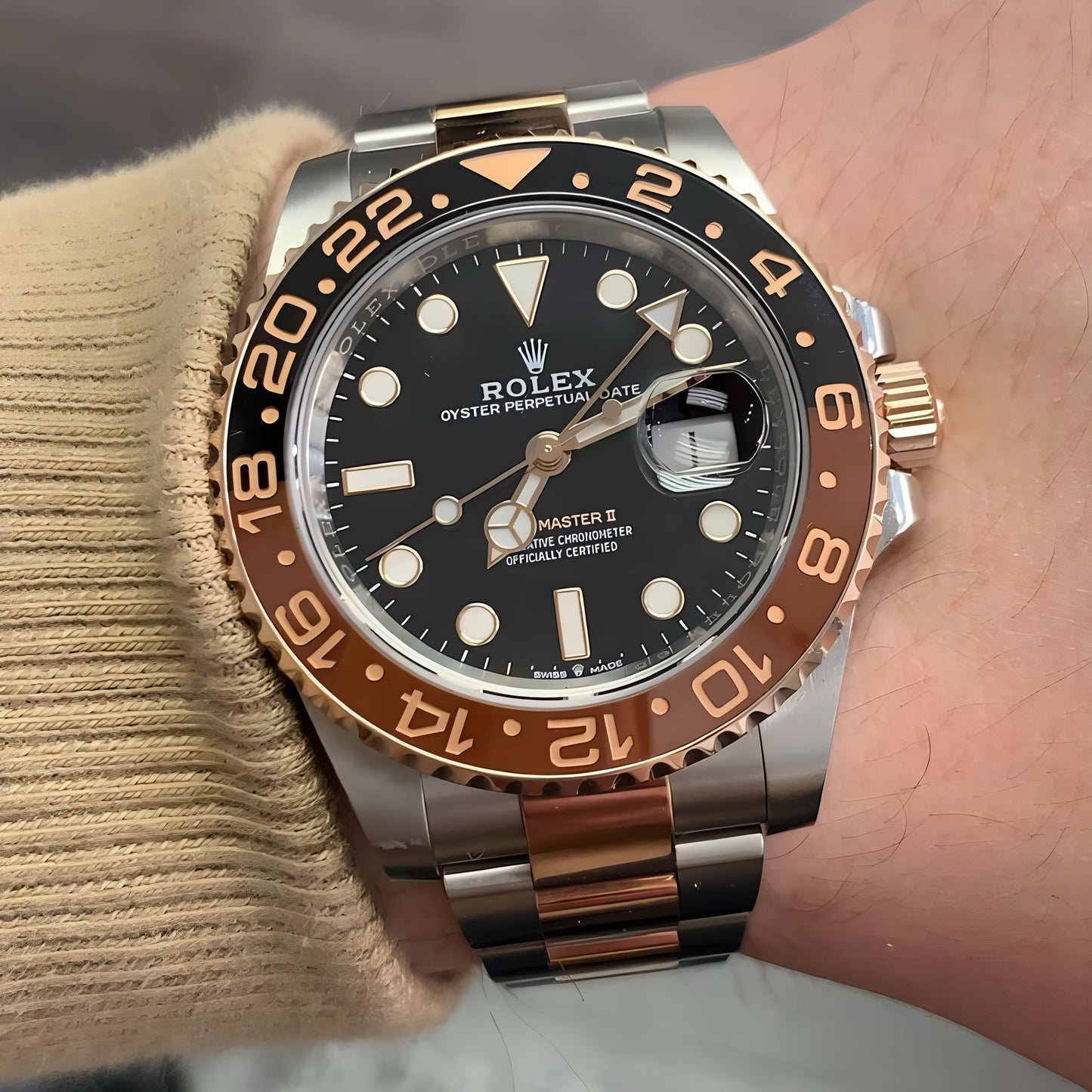 Rolex GMT Master 2 Back ever rose edition