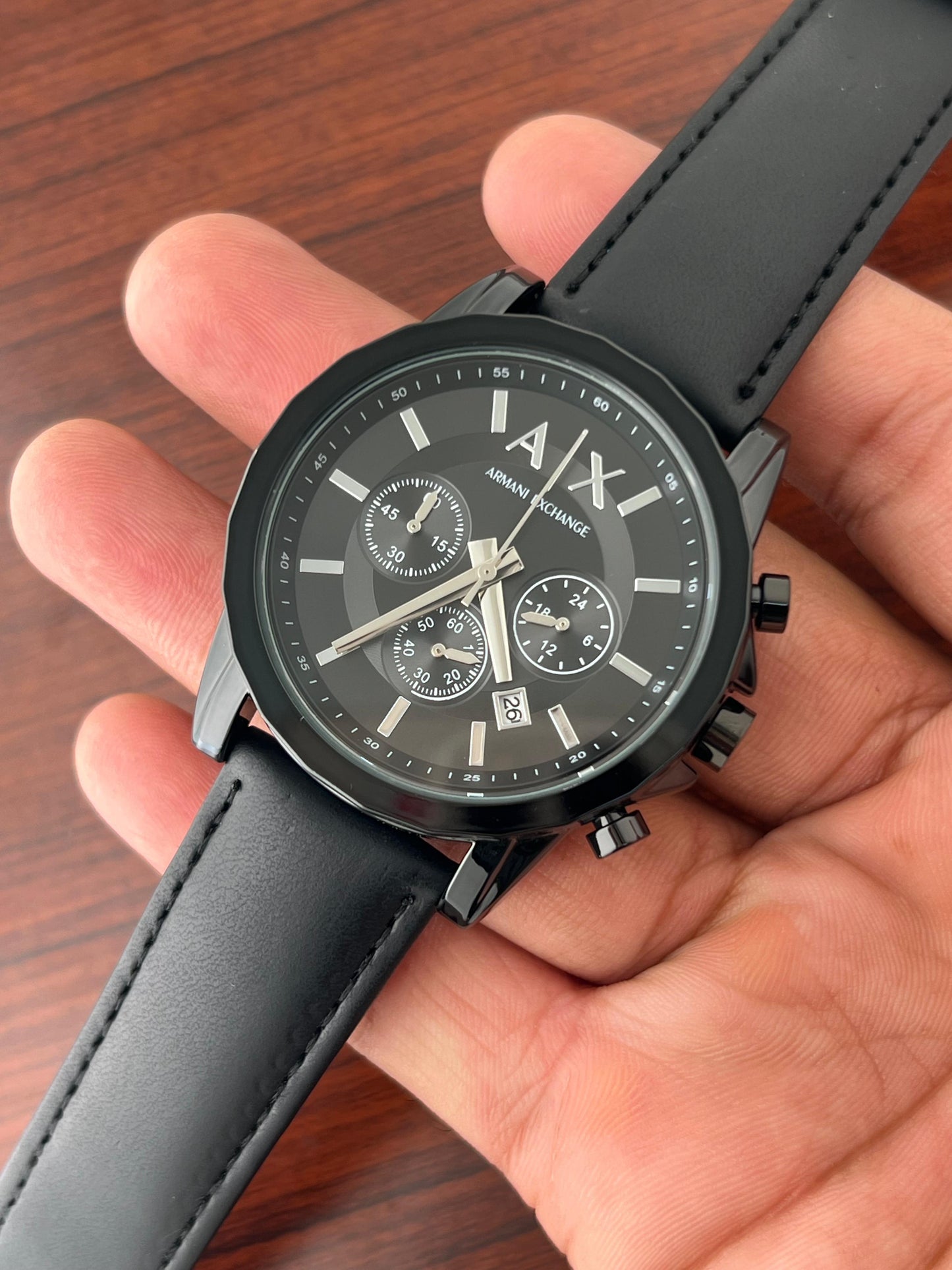 ARMANI EXCHANGE MENS BLACK