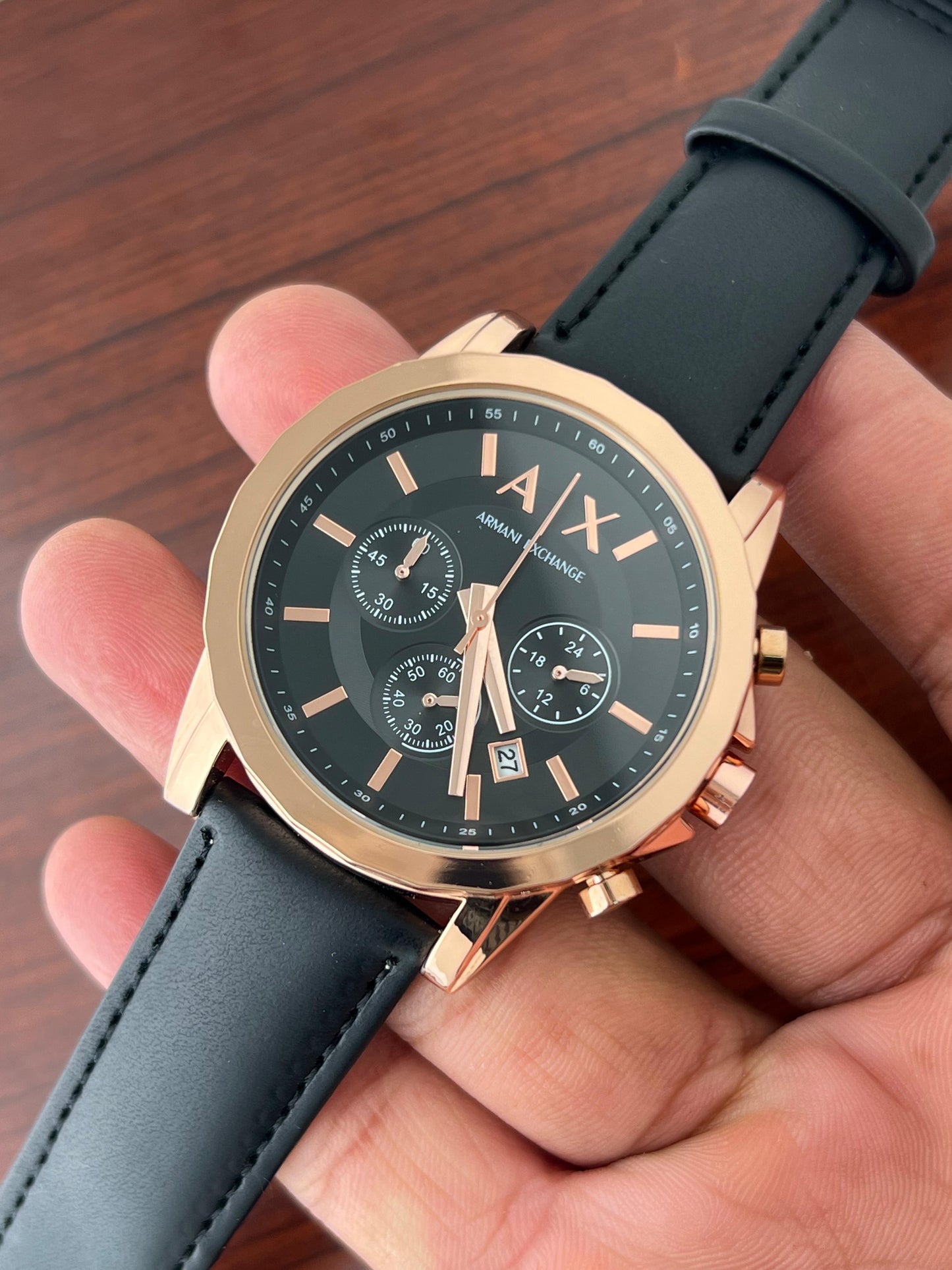 ARMANI EXCHANGE MENS BLACK