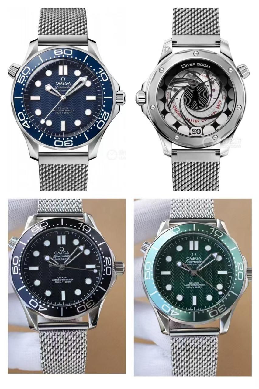 Omega - Duo of Seamaster-Diver 300m 60 years of James Bond Limited Edition