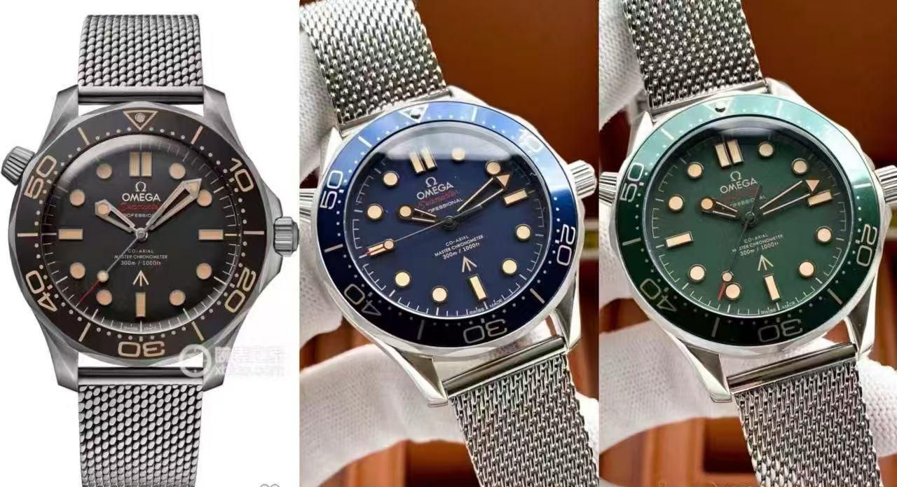 Omega - Duo of Seamaster-Diver 300m 60 years of James Bond Limited Edition