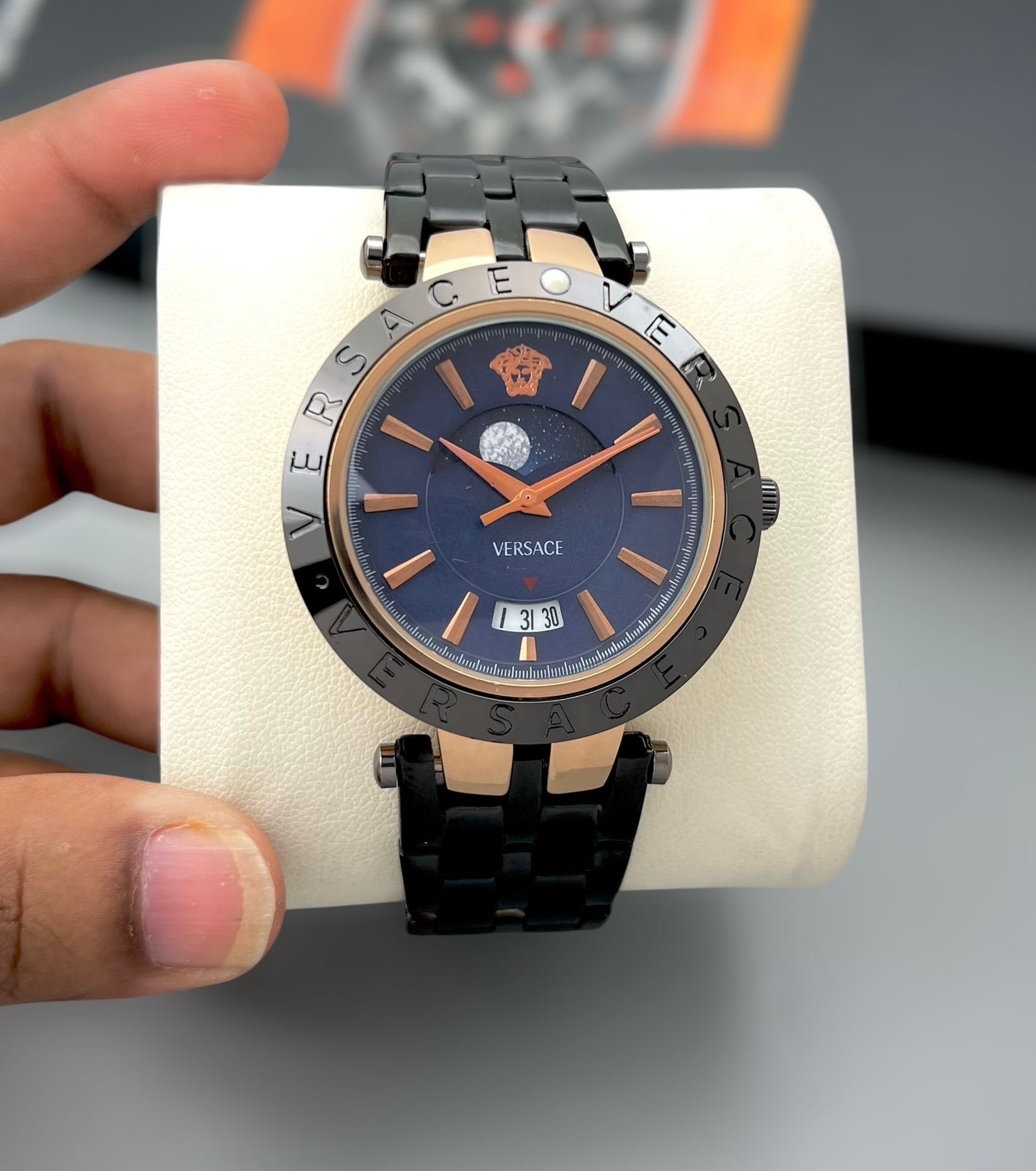 Style and Fashion and Quality Versace sophisticated elegance Men's Watch