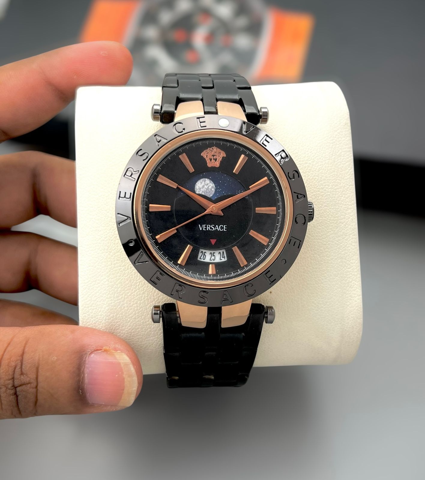 Style and Fashion and Quality Versace sophisticated elegance Men's Watch