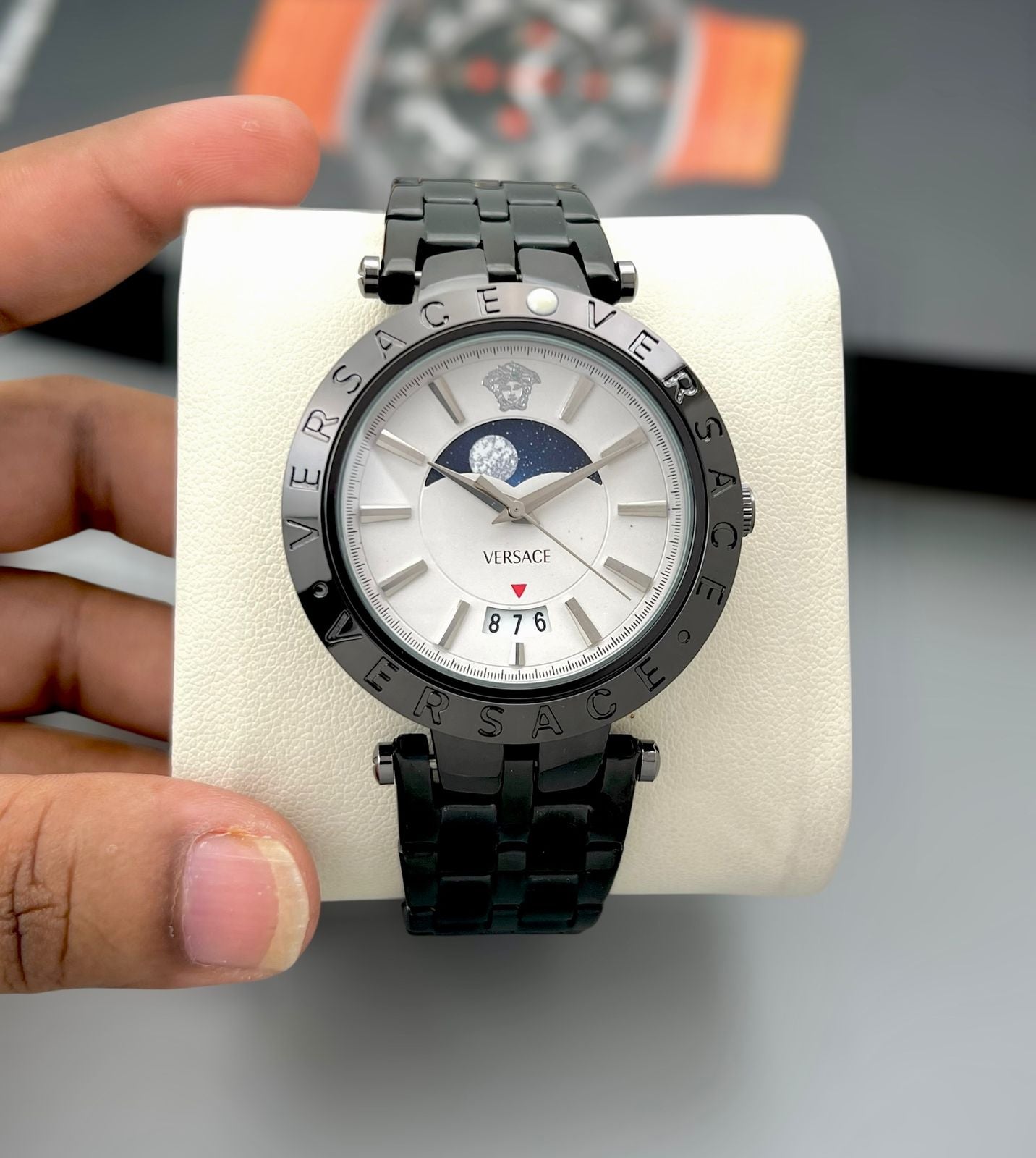 Style and Fashion and Quality Versace sophisticated elegance Men's Watch