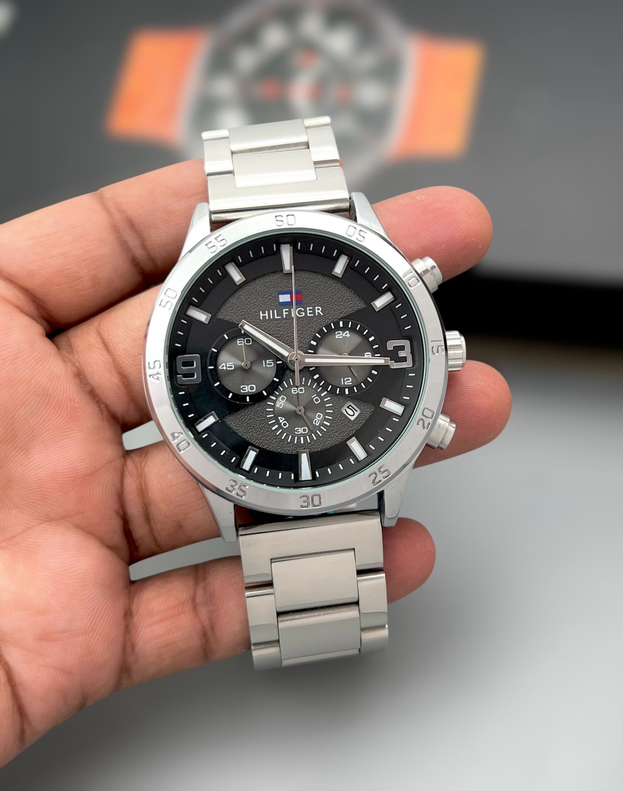 Tommy Hilfiger Premium metal Stainless Steel rose Gold silver black.