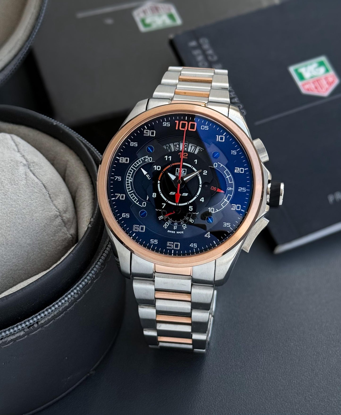 Taguer Daring and complex inside and out, our new motion-powered automatic Modern Machine