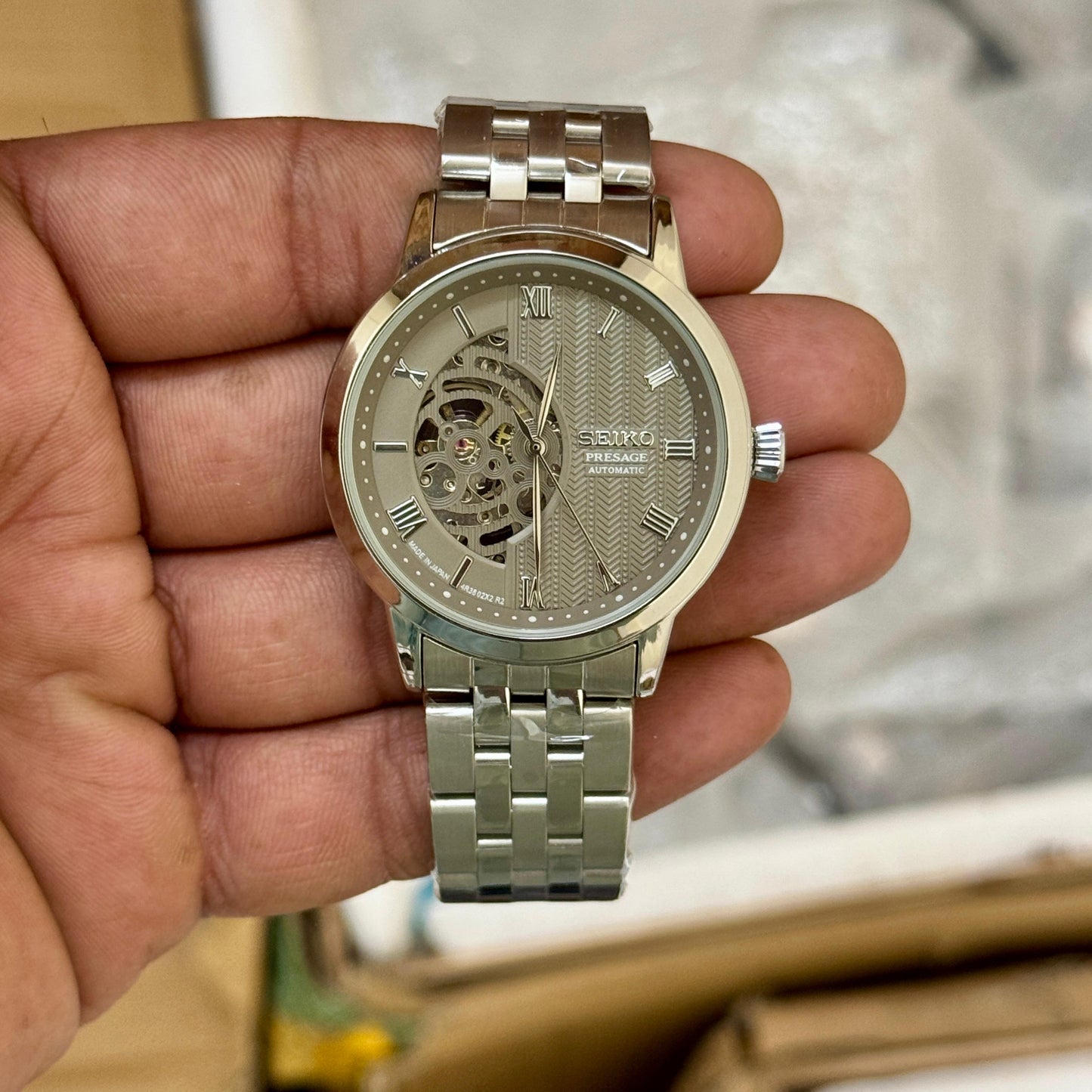 Seiko Prestage Cocktail Time ‘Grasshopper’ (model SSA441J1) is a distinguished timepiece