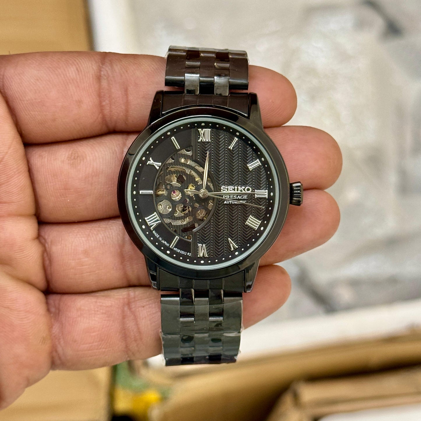 Seiko Prestage Cocktail Time ‘Grasshopper’ (model SSA441J1) is a distinguished timepiece