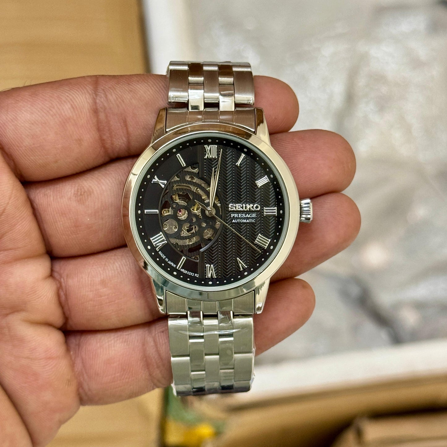 Seiko Prestage Cocktail Time ‘Grasshopper’ (model SSA441J1) is a distinguished timepiece