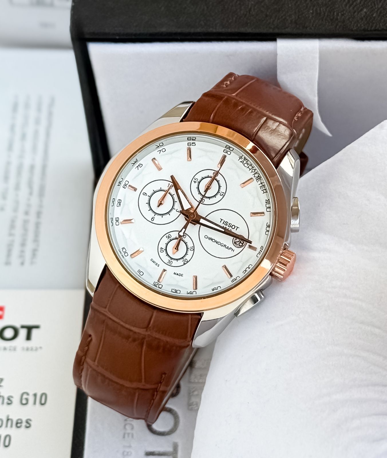 TISSOT COUTURIER Premium RADIUM MINUTE & HOUR HAND Men's Watch