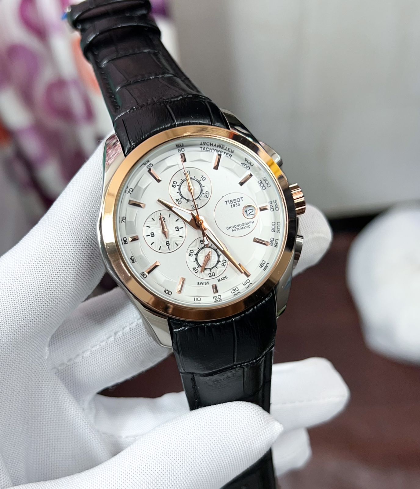 TISSOT COUTURIER Premium RADIUM MINUTE & HOUR HAND Men's Watch