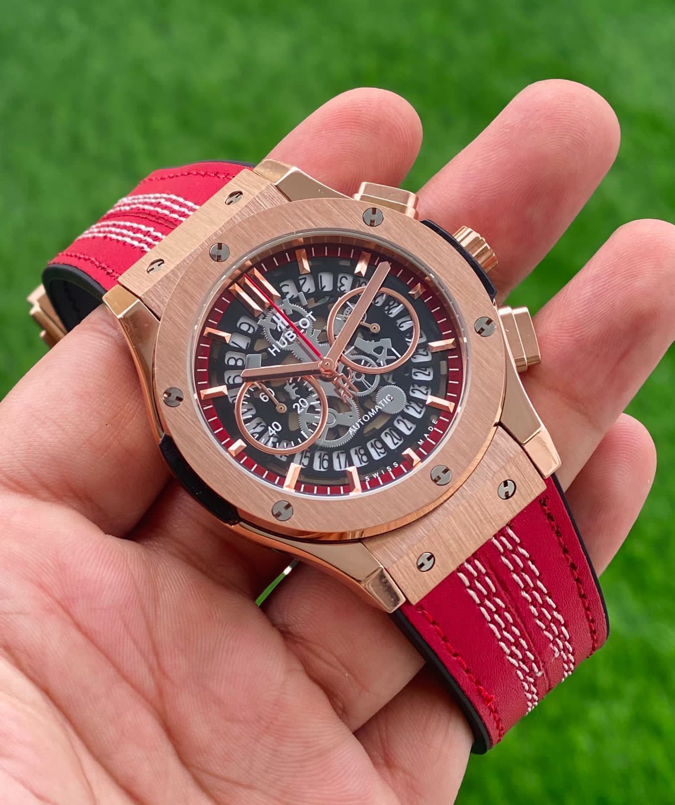 Hublot Big Bang in steel and fibre strap Men's Watch