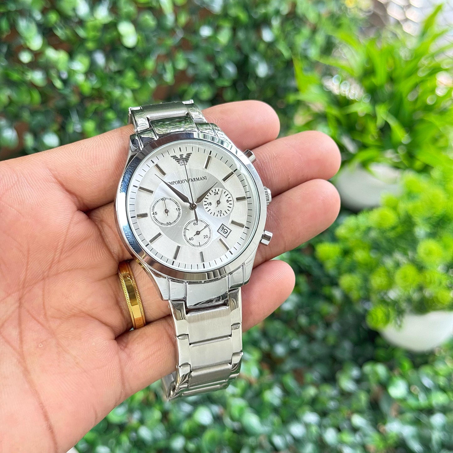 Emporio Armani Stainless Steel Royal Premium Quality Men's Watch
