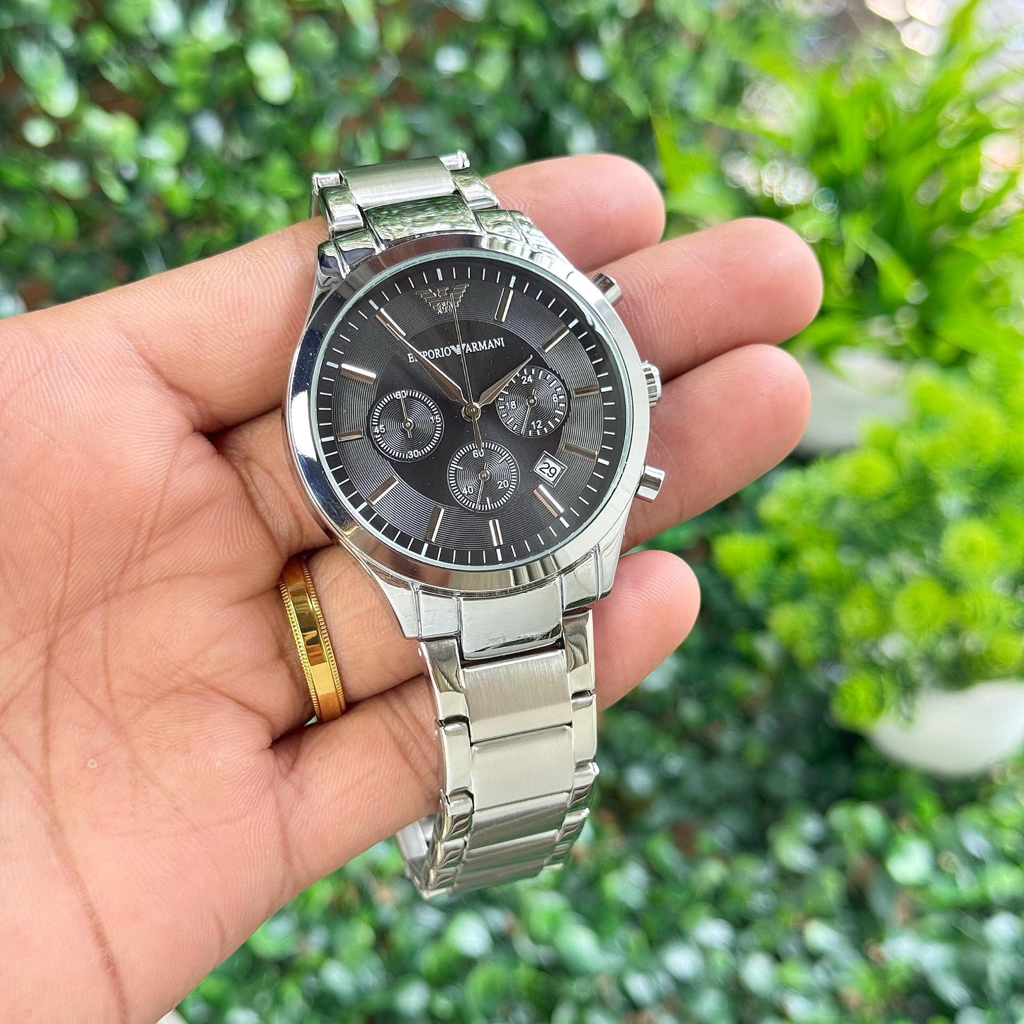 Emporio Armani Stainless Steel Royal Premium Quality Men's Watch