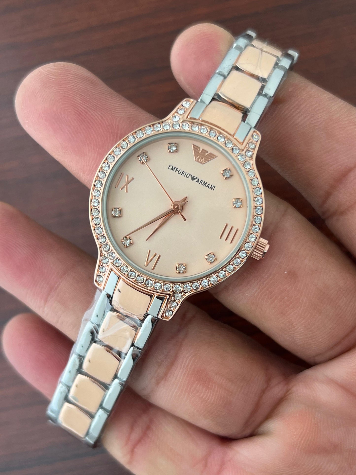 Buatiful Emporio Armani Gianni T-Bar Watch for Women
