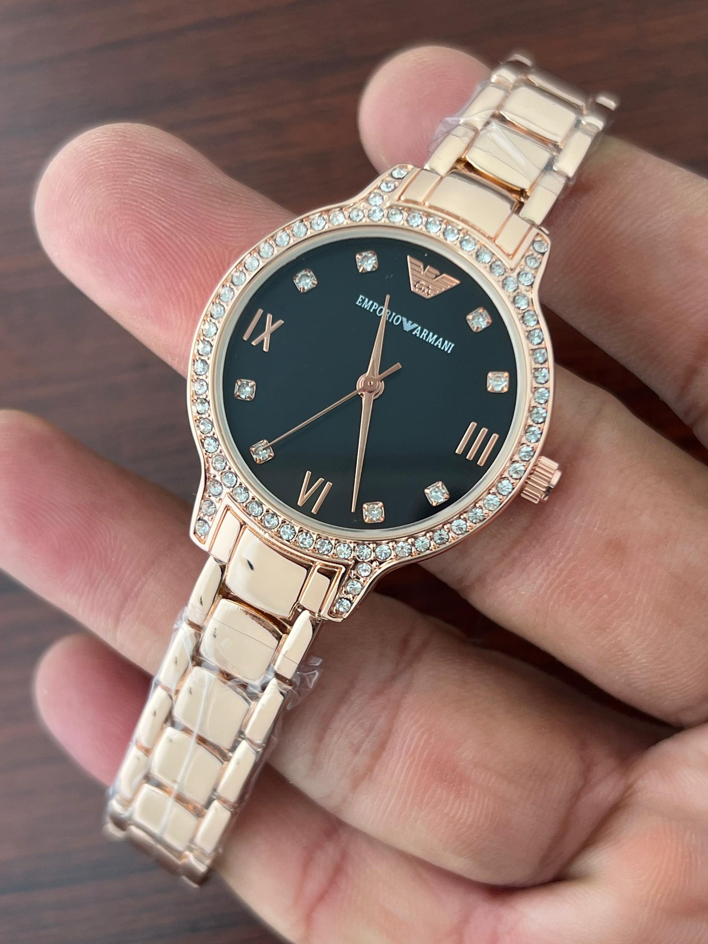 Buatiful Emporio Armani Gianni T-Bar Watch for Women