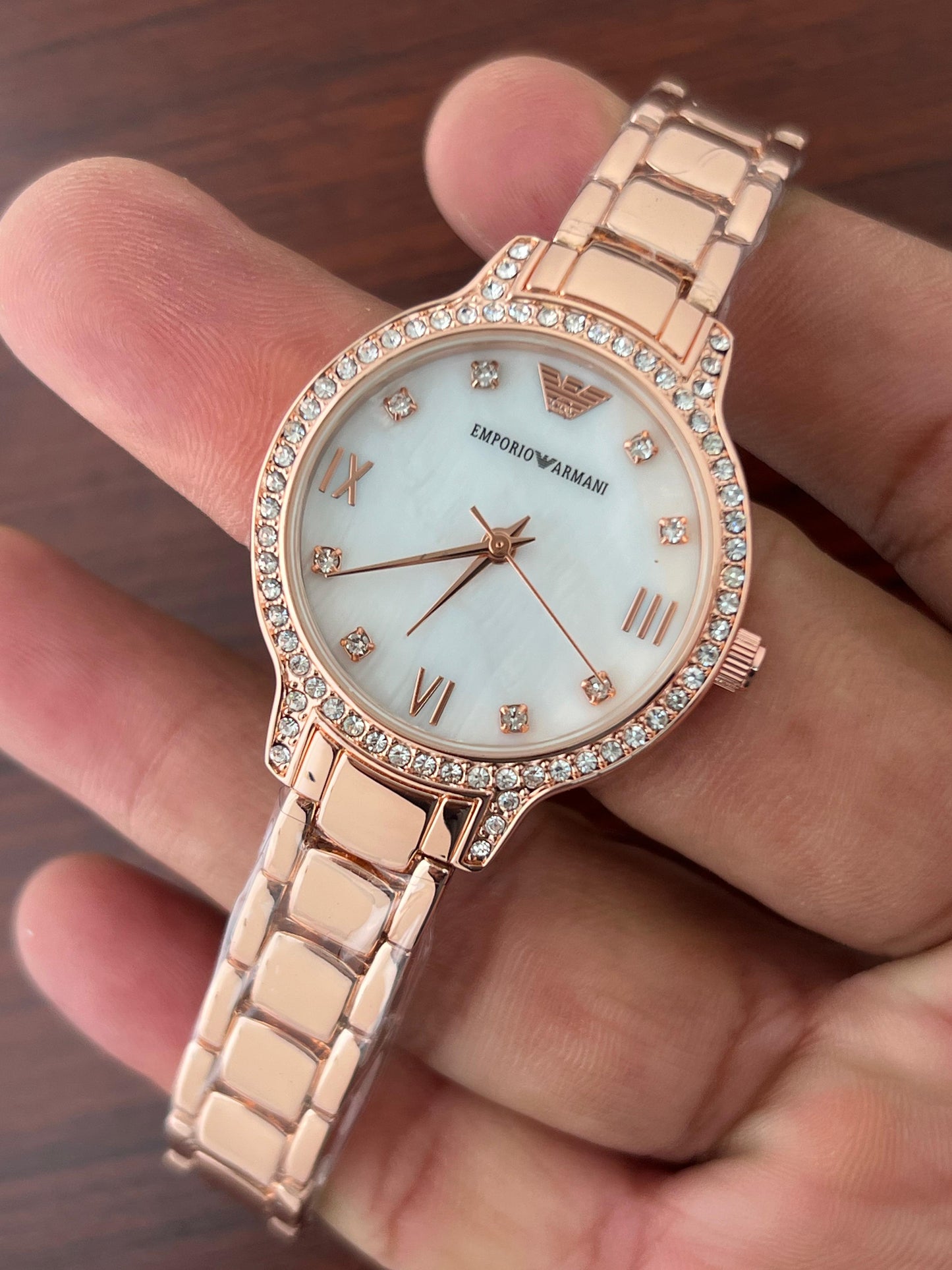 Buatiful Emporio Armani Gianni T-Bar Watch for Women