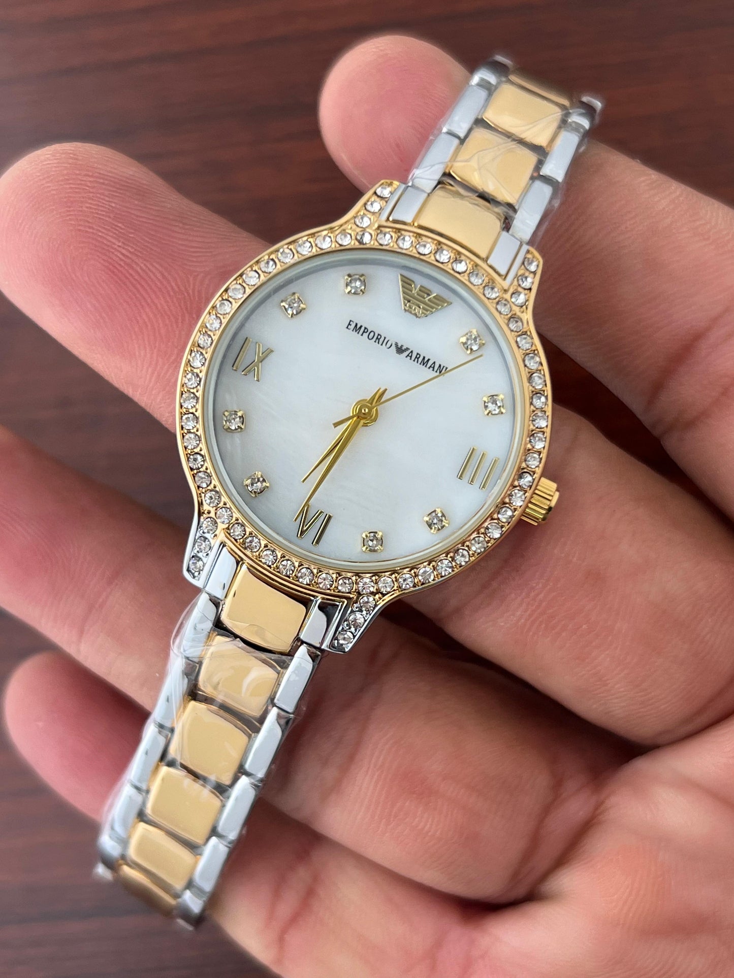 Buatiful Emporio Armani Gianni T-Bar Watch for Women