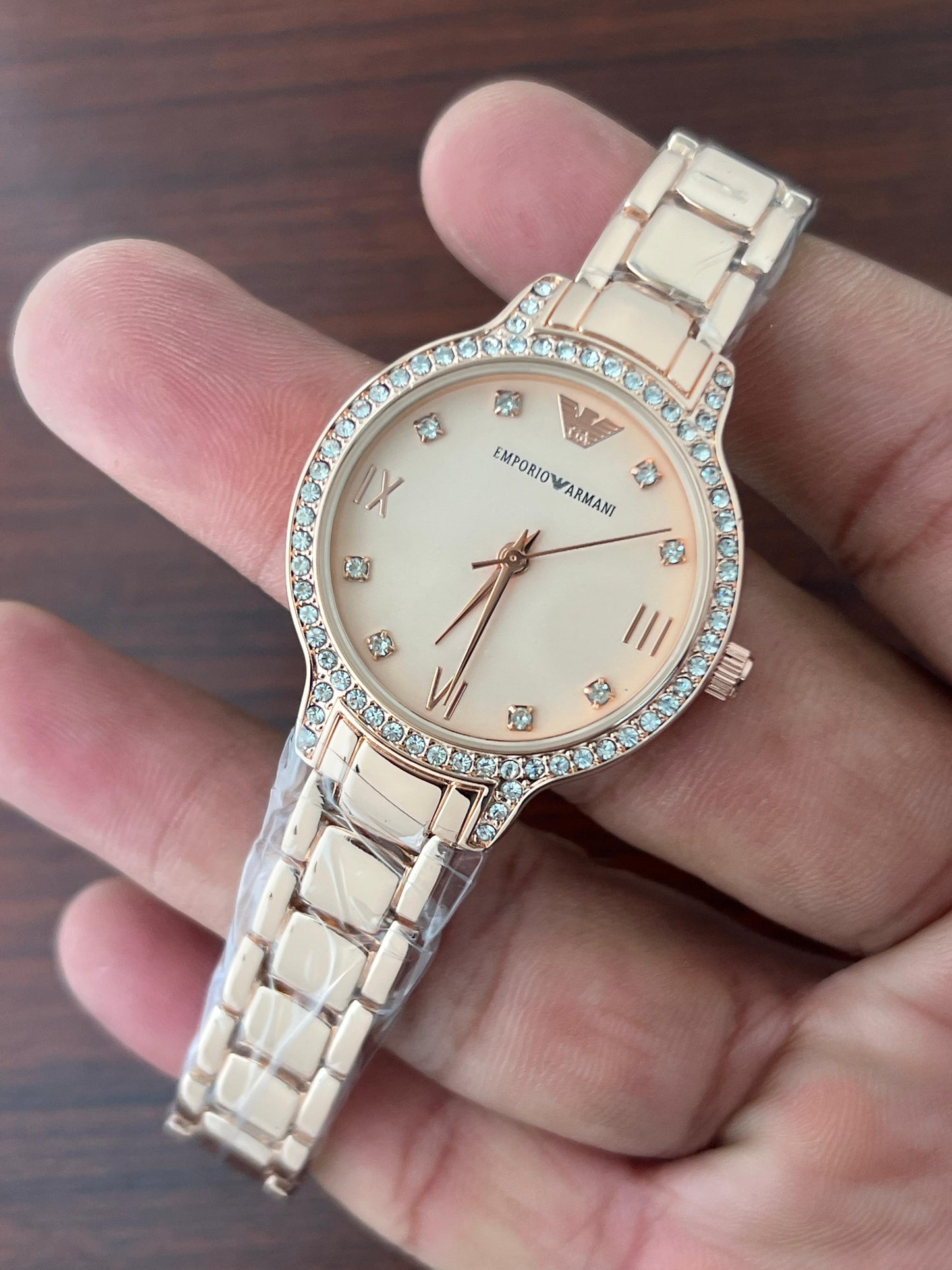 Buatiful Emporio Armani Gianni T-Bar Watch for Women