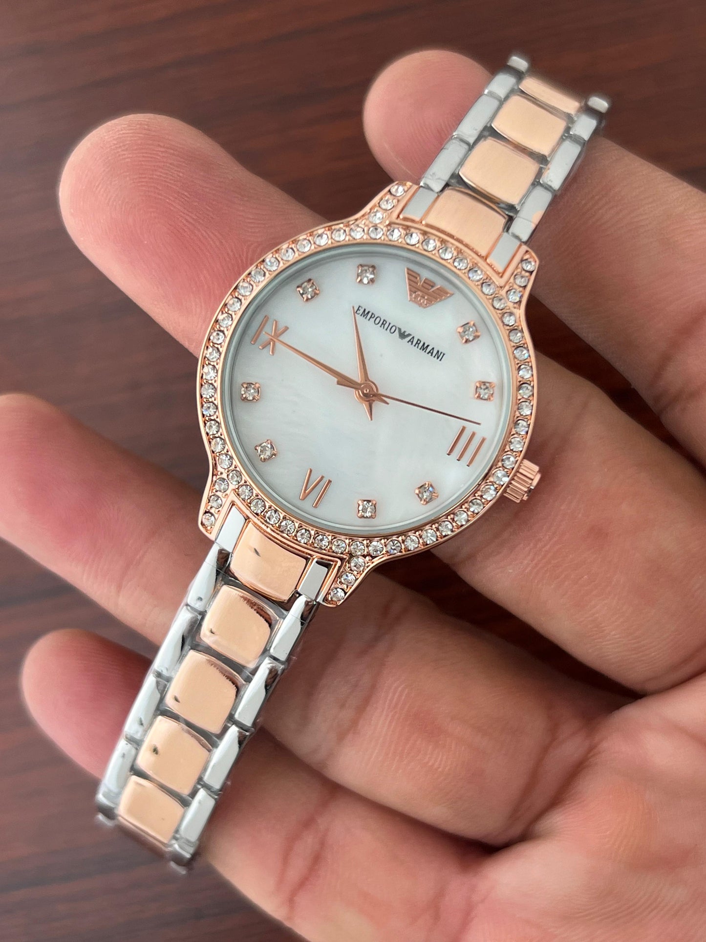 Buatiful Emporio Armani Gianni T-Bar Watch for Women