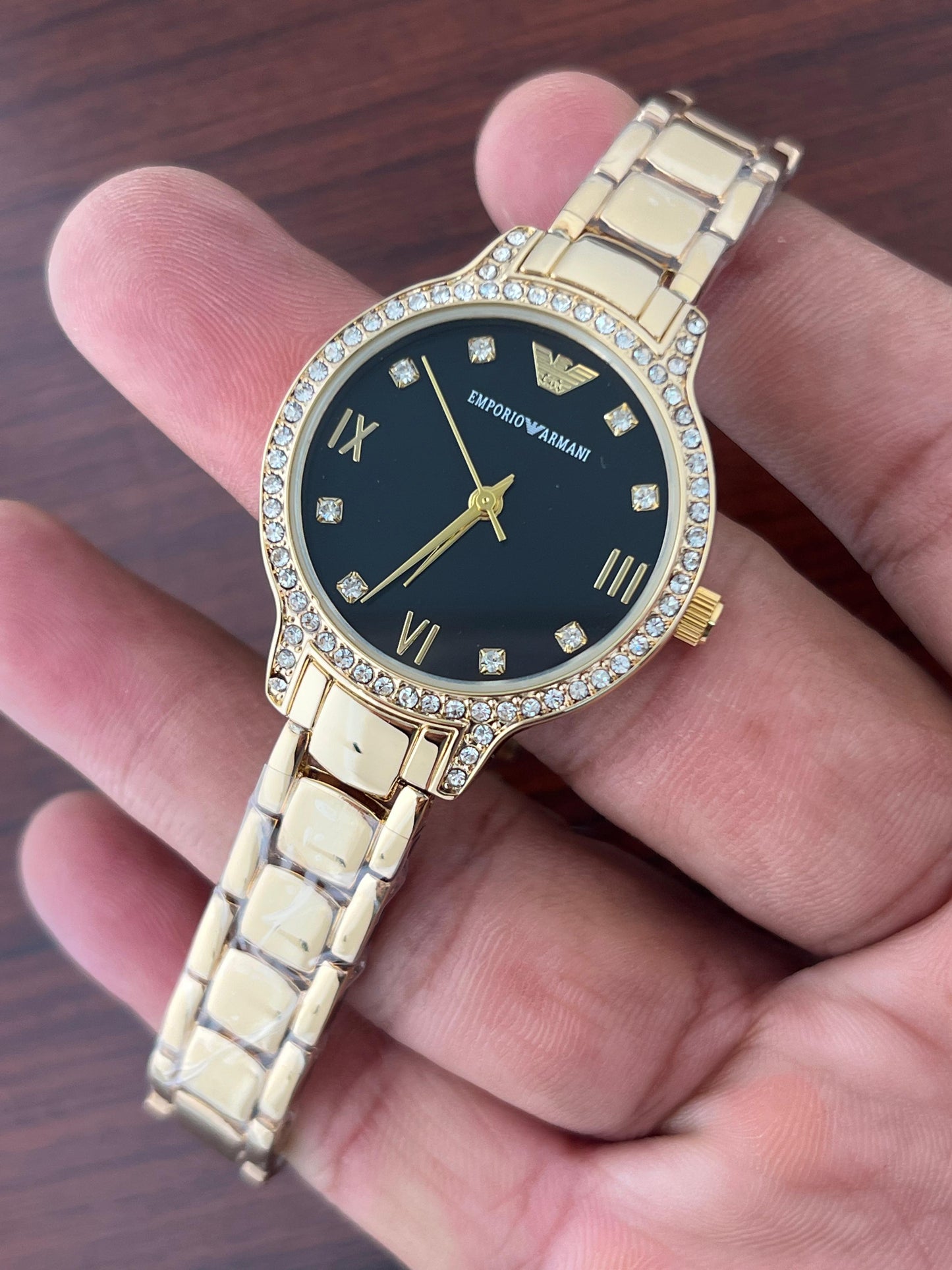 Buatiful Emporio Armani Gianni T-Bar Watch for Women