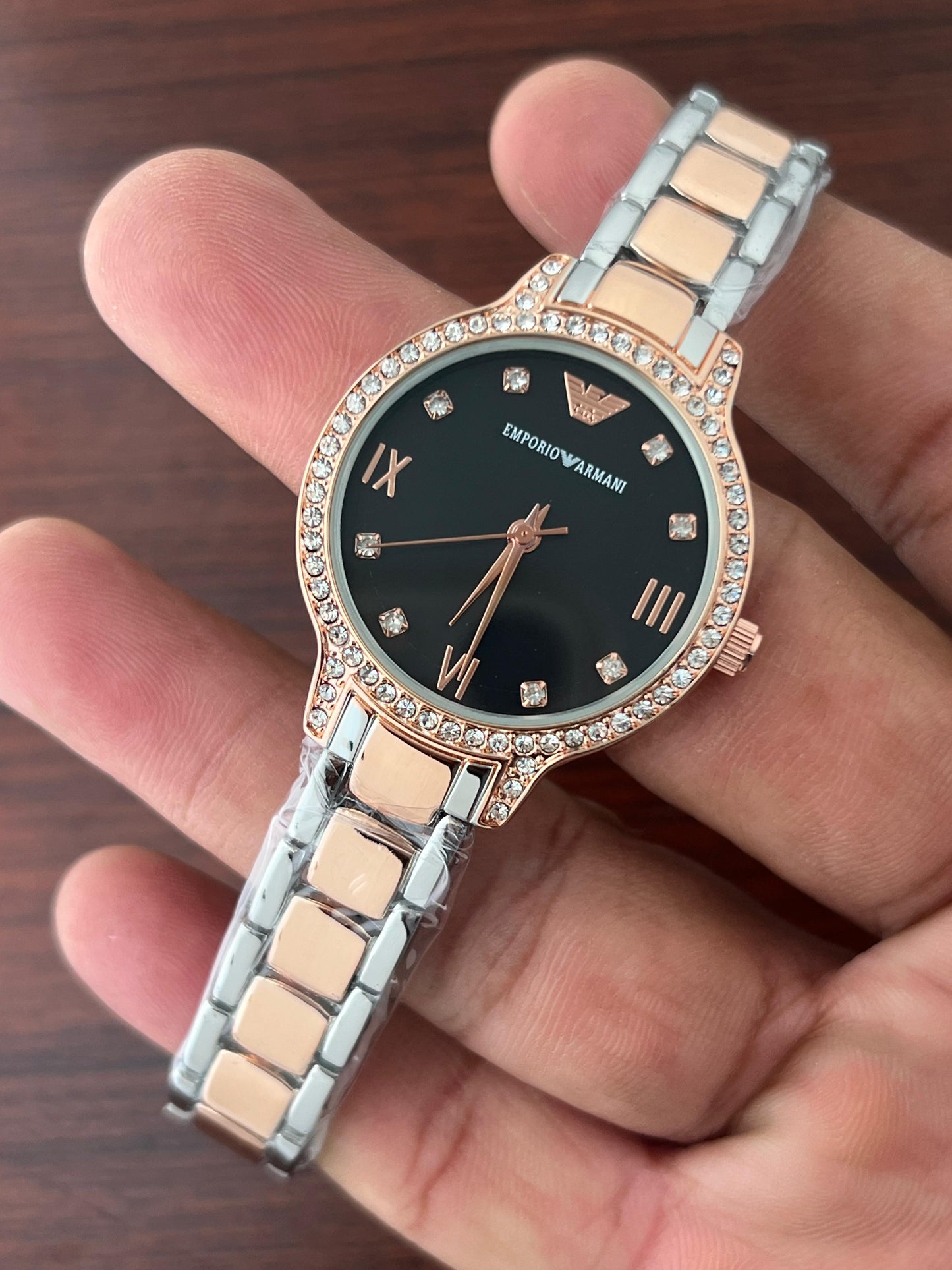 Buatiful Emporio Armani Gianni T-Bar Watch for Women