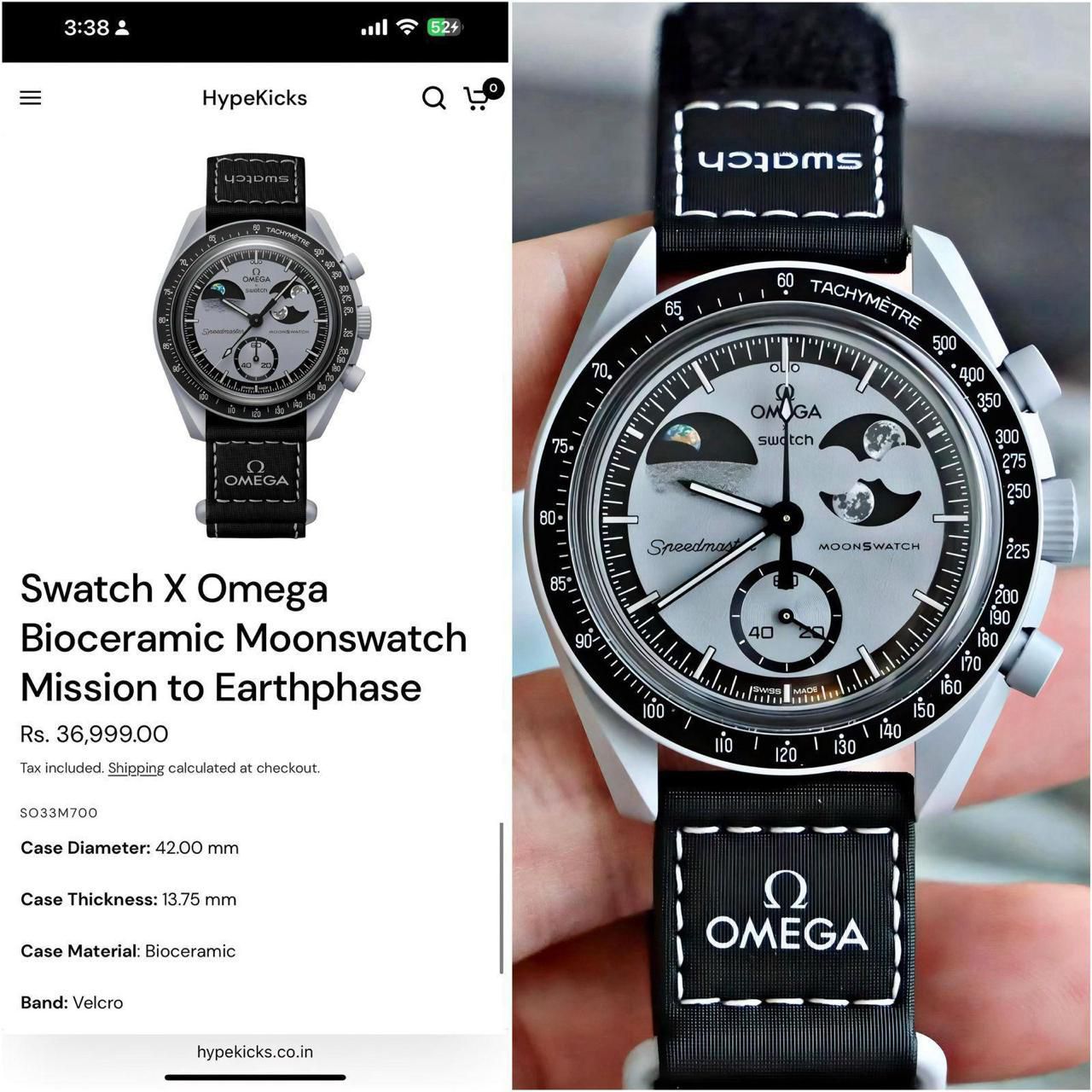 OMEGA x SWATCH MOONSWATCH – A COSMIC COLLABORATION Men's Watch