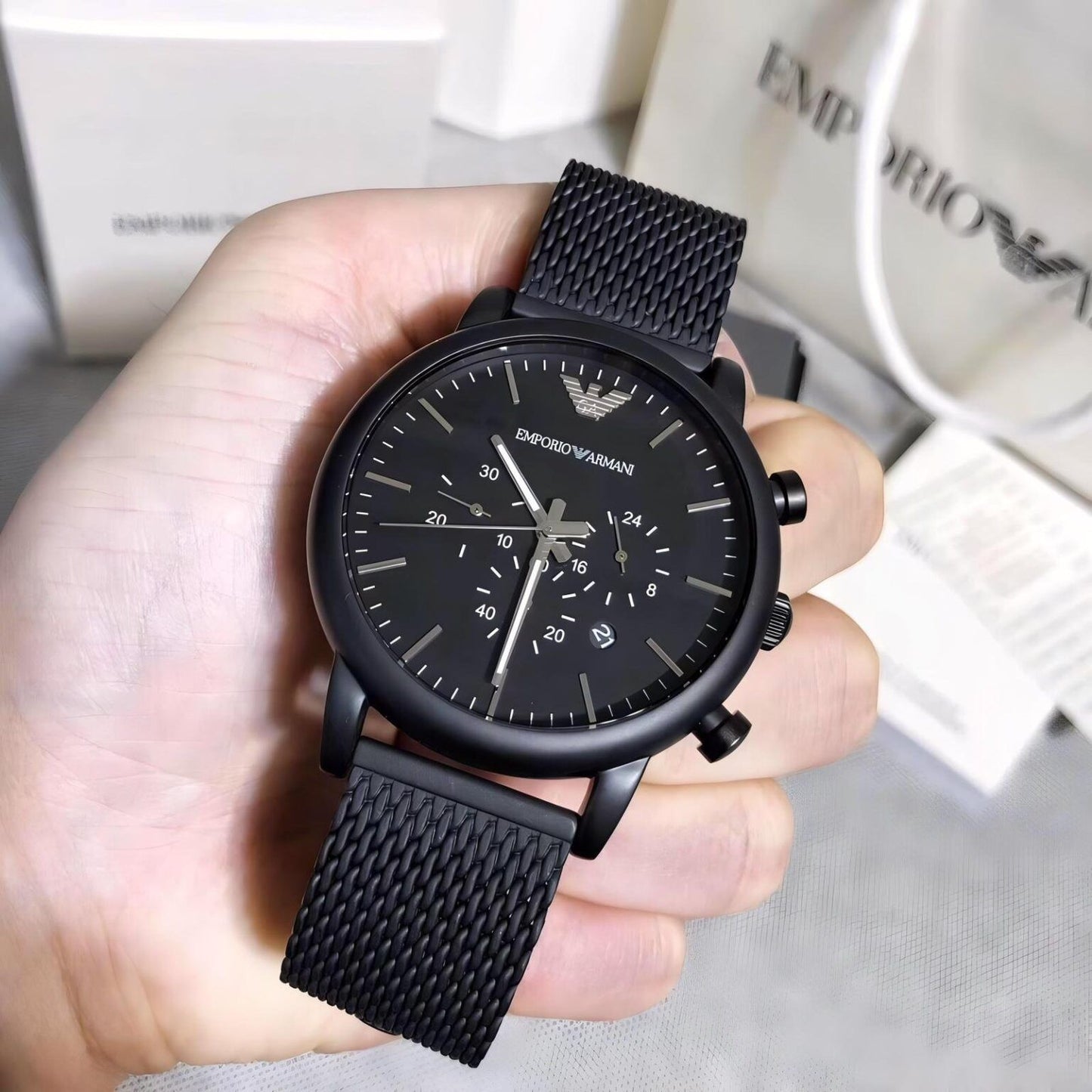 Emporio Armani Z-Black Collection Men's Watches